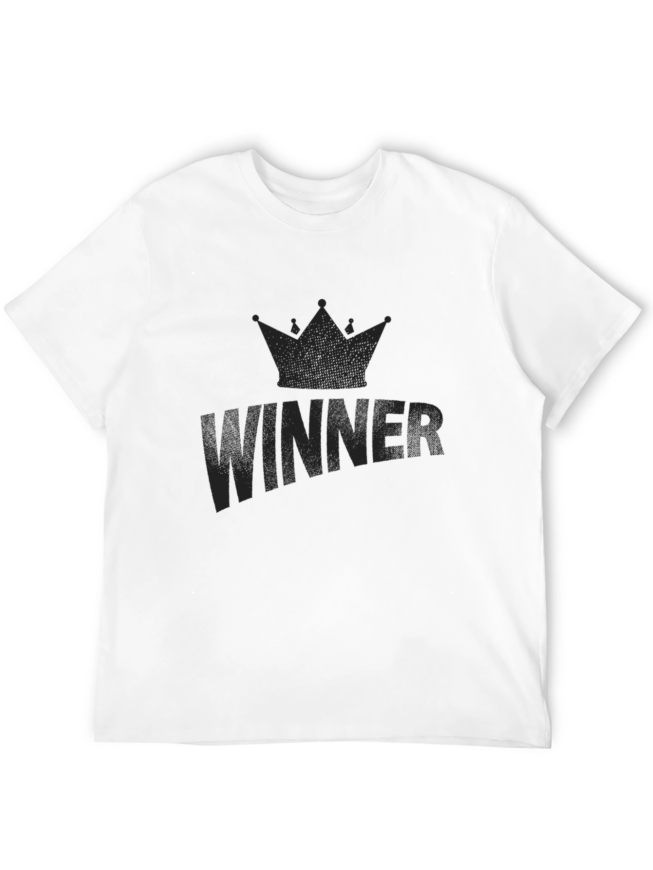 Black Winner Crown Graphic Tee - Black view 12