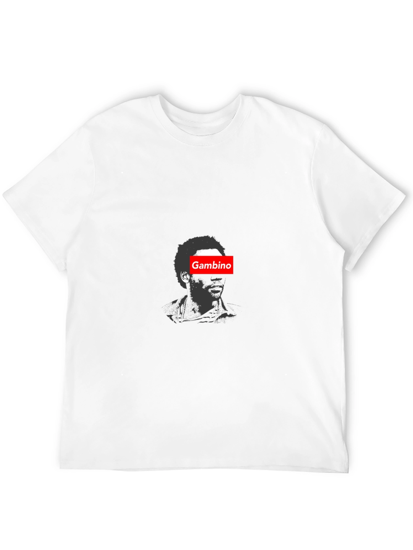 Gambino Portrait Graphic Tee - Stylish Black Cotton T-Shirt - 12
