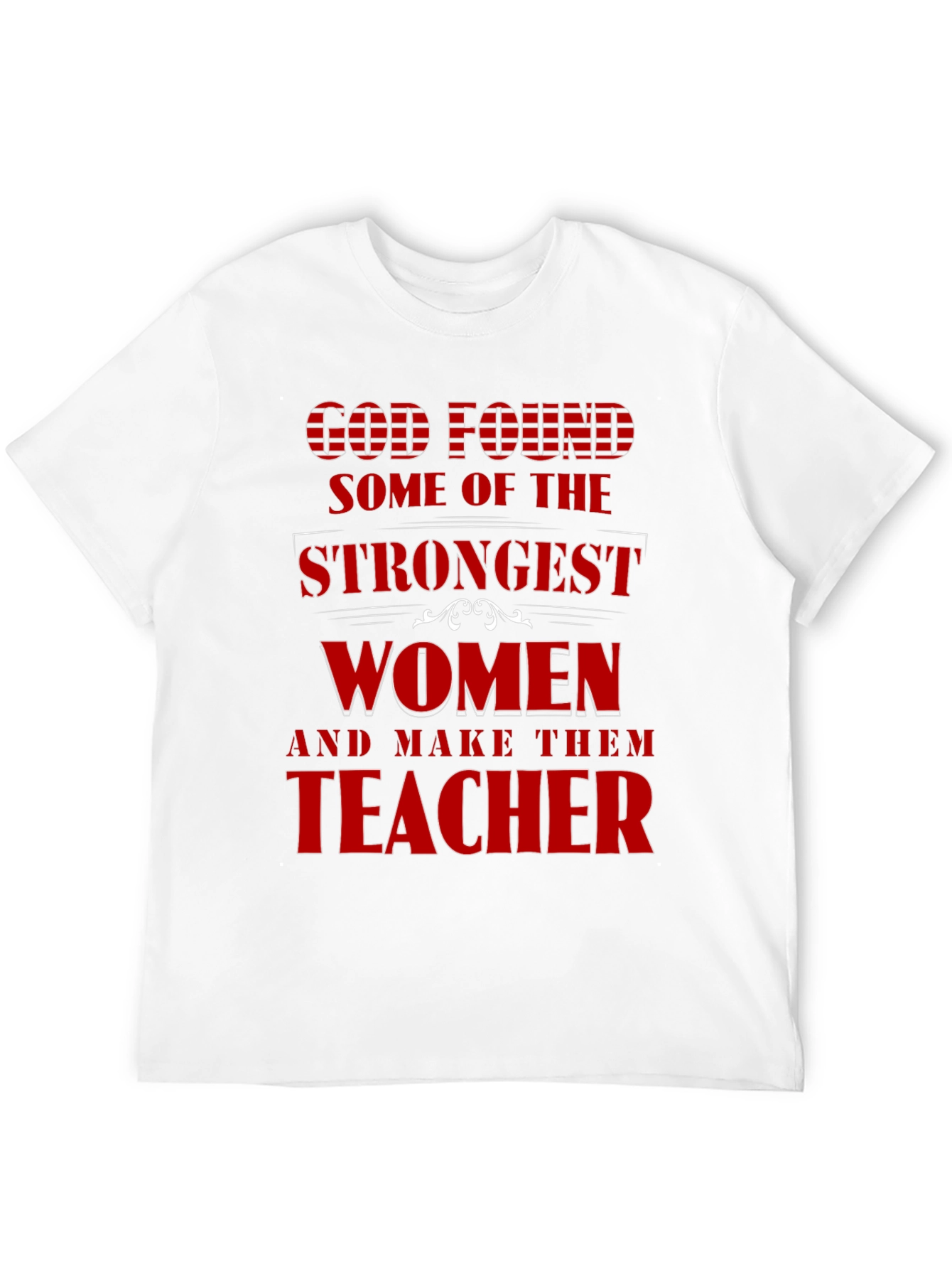 Black Strong Women Teacher T-Shirt, God Found view 12