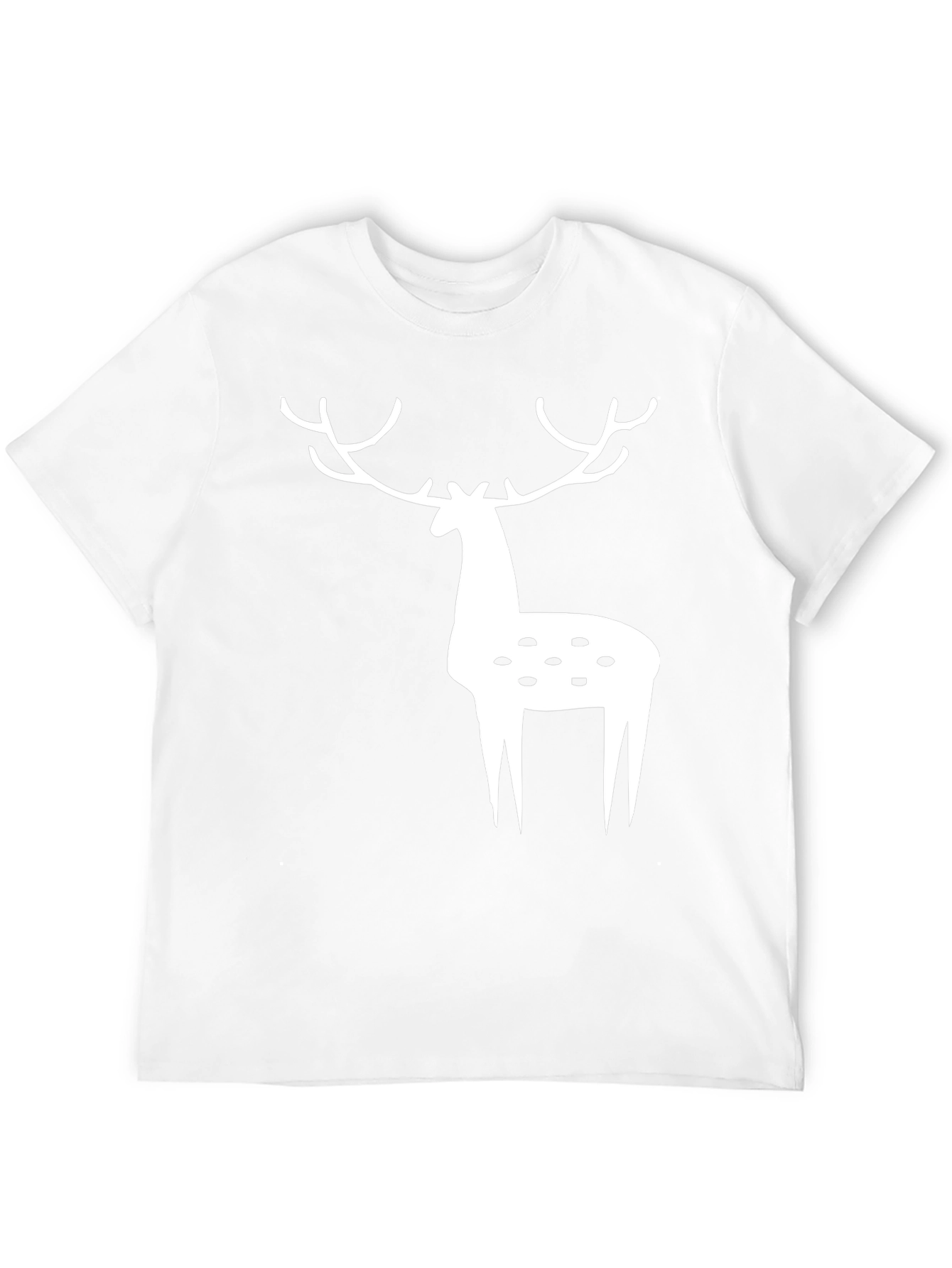 Black Deer Graphic Tee - Black Casual Shirt view 12