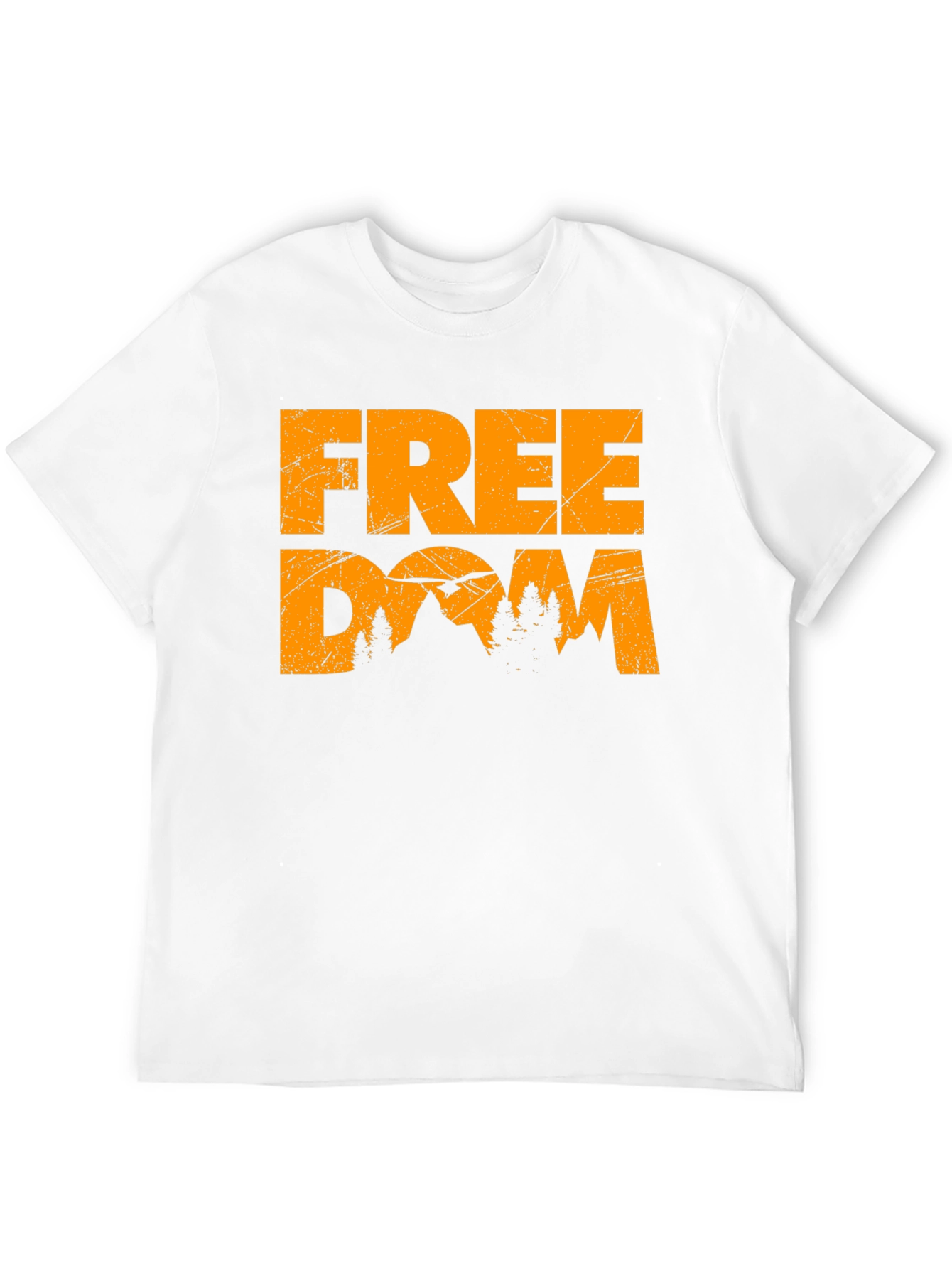 Black Freedom Mountain Graphic Tee - Black view 12