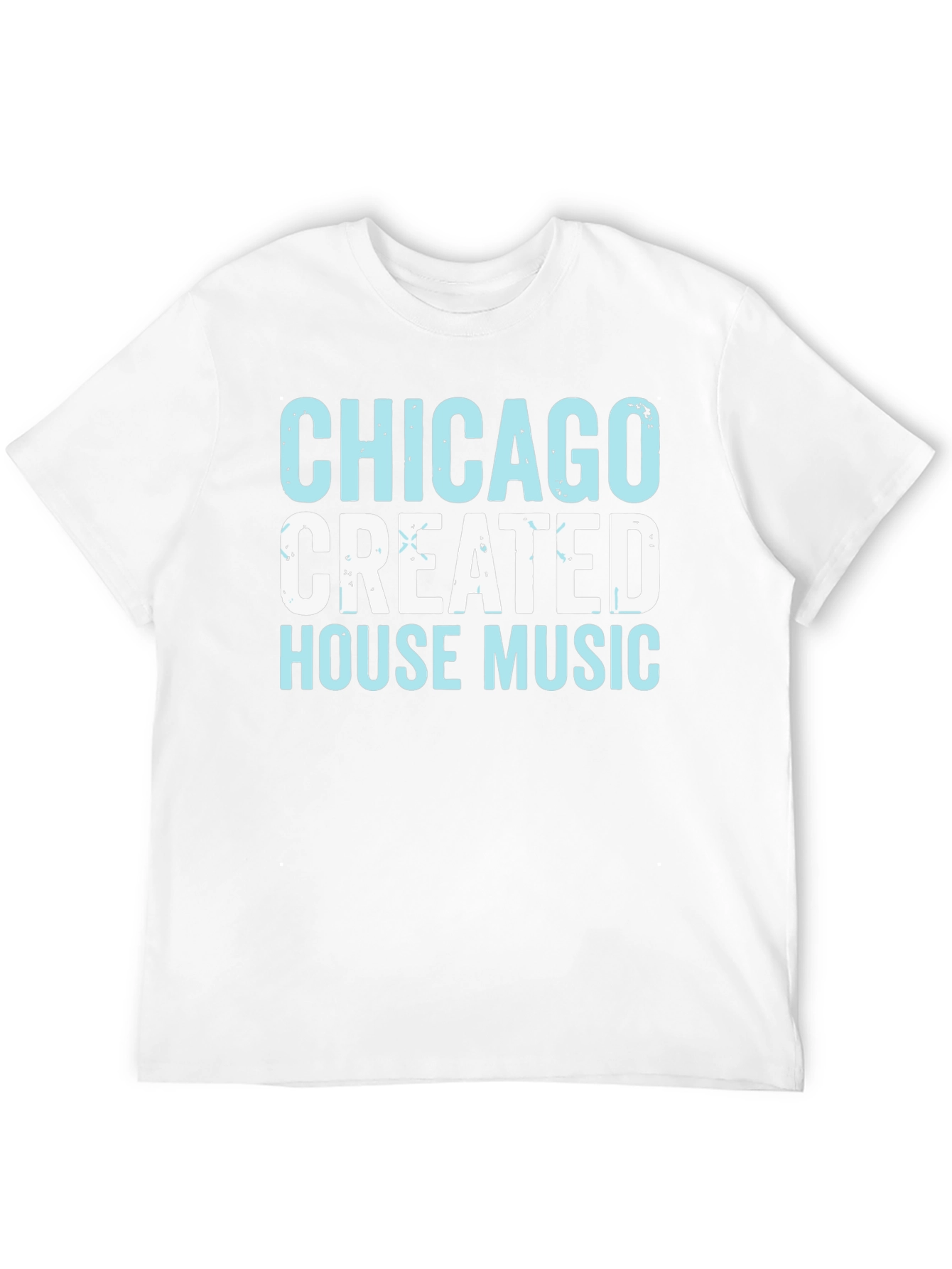 Black Chicago House Music T-Shirt view 12