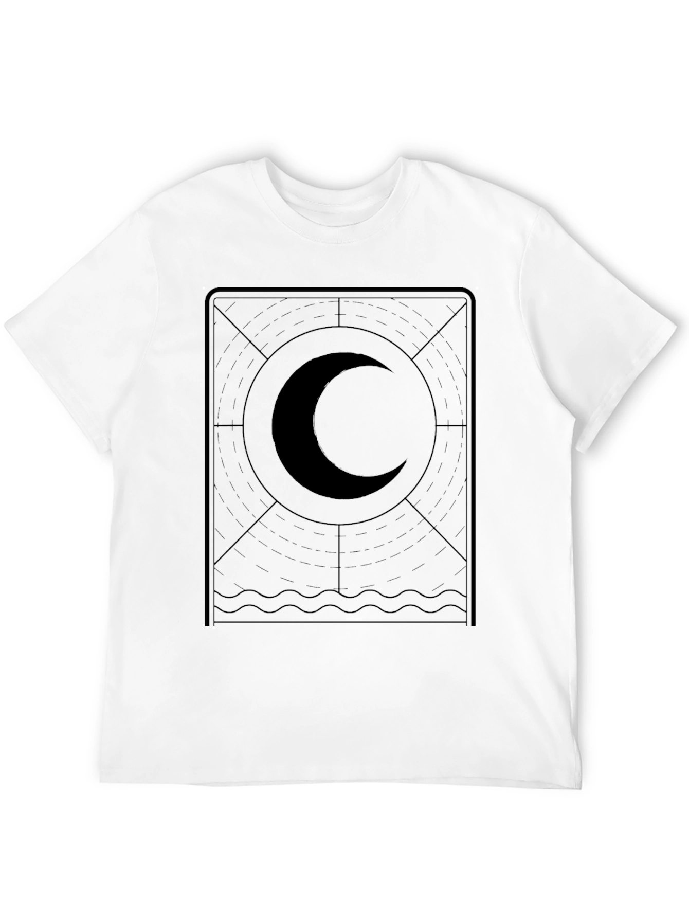 Black Moon Graphic Black T-Shirt view 12