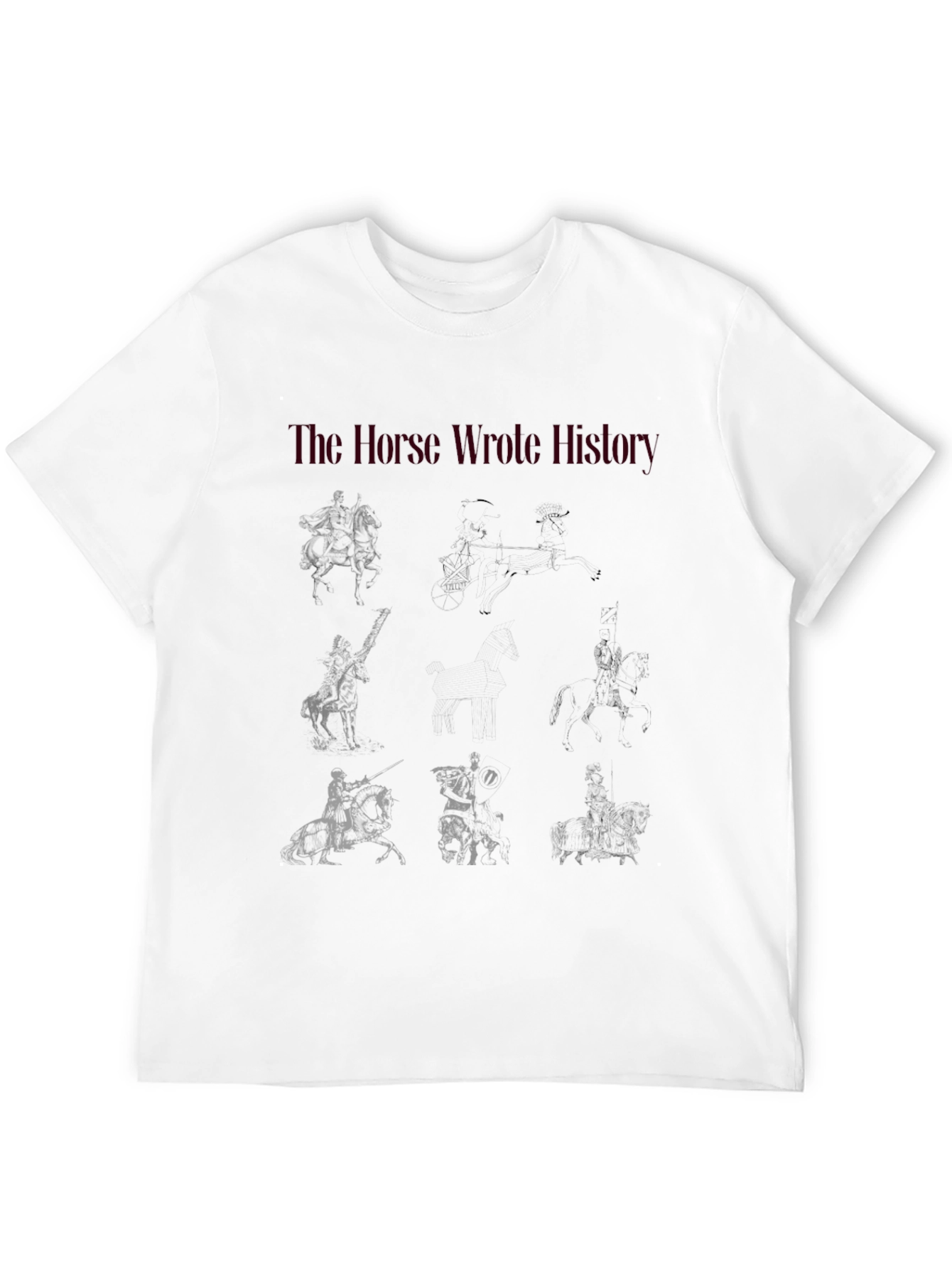 Black The Horse Wrote History Graphic Tee view 12