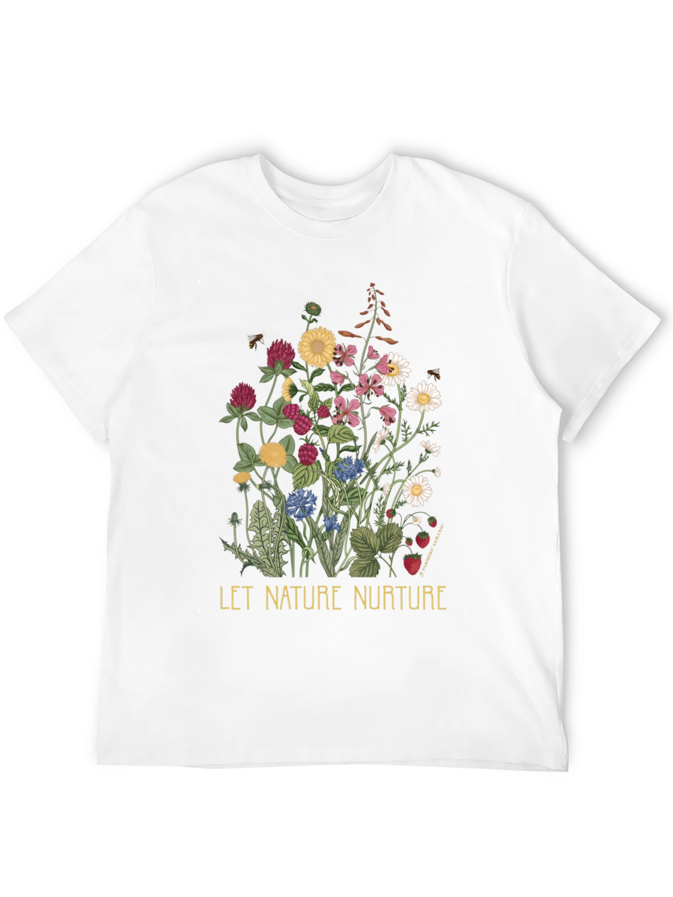 Black Nature Nurture Graphic Tee view 12