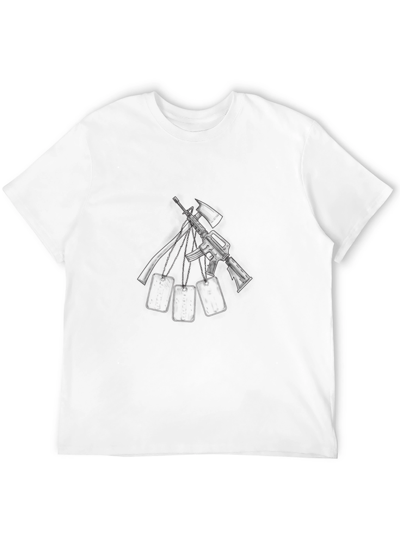 Black Black AK-47 Graphic T-Shirt - Men's Casual Tee view 12