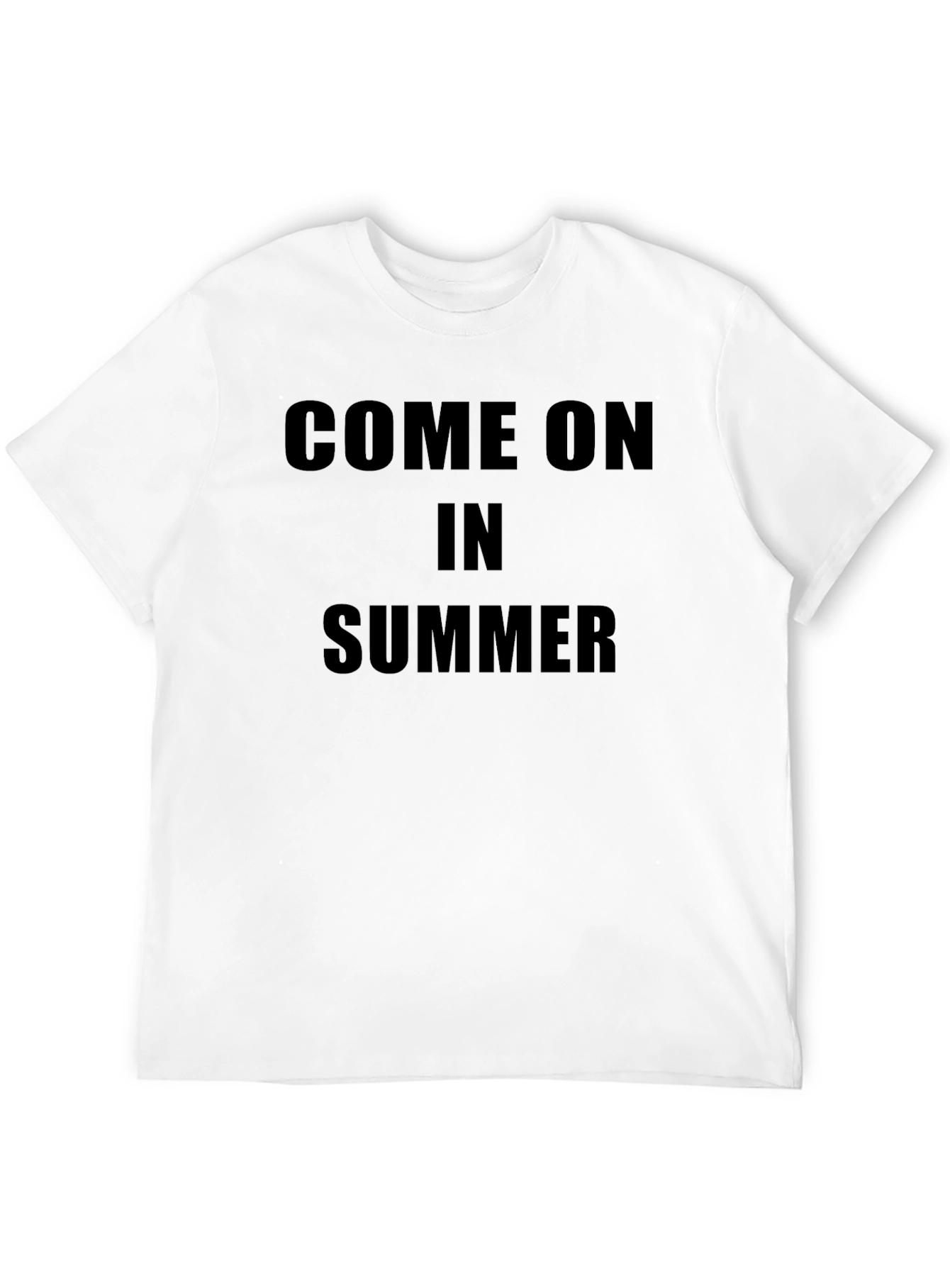 Black Come On In Summer Graphic Tee view 12
