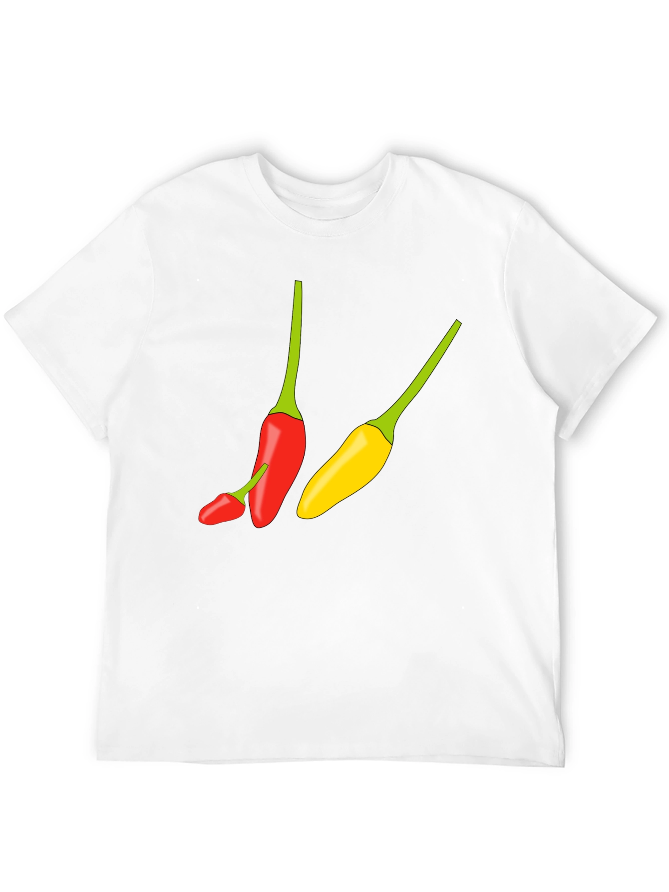 Black Chili Pepper Graphic Tee - Spicy Style view 12