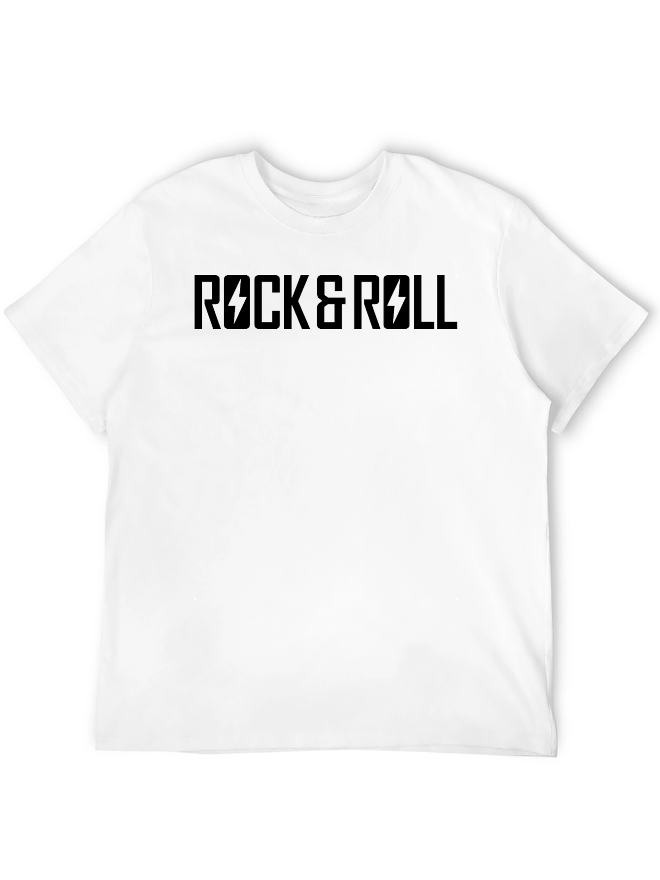 Black Rock & Roll Graphic T-Shirt - Classic Black Tee view 12