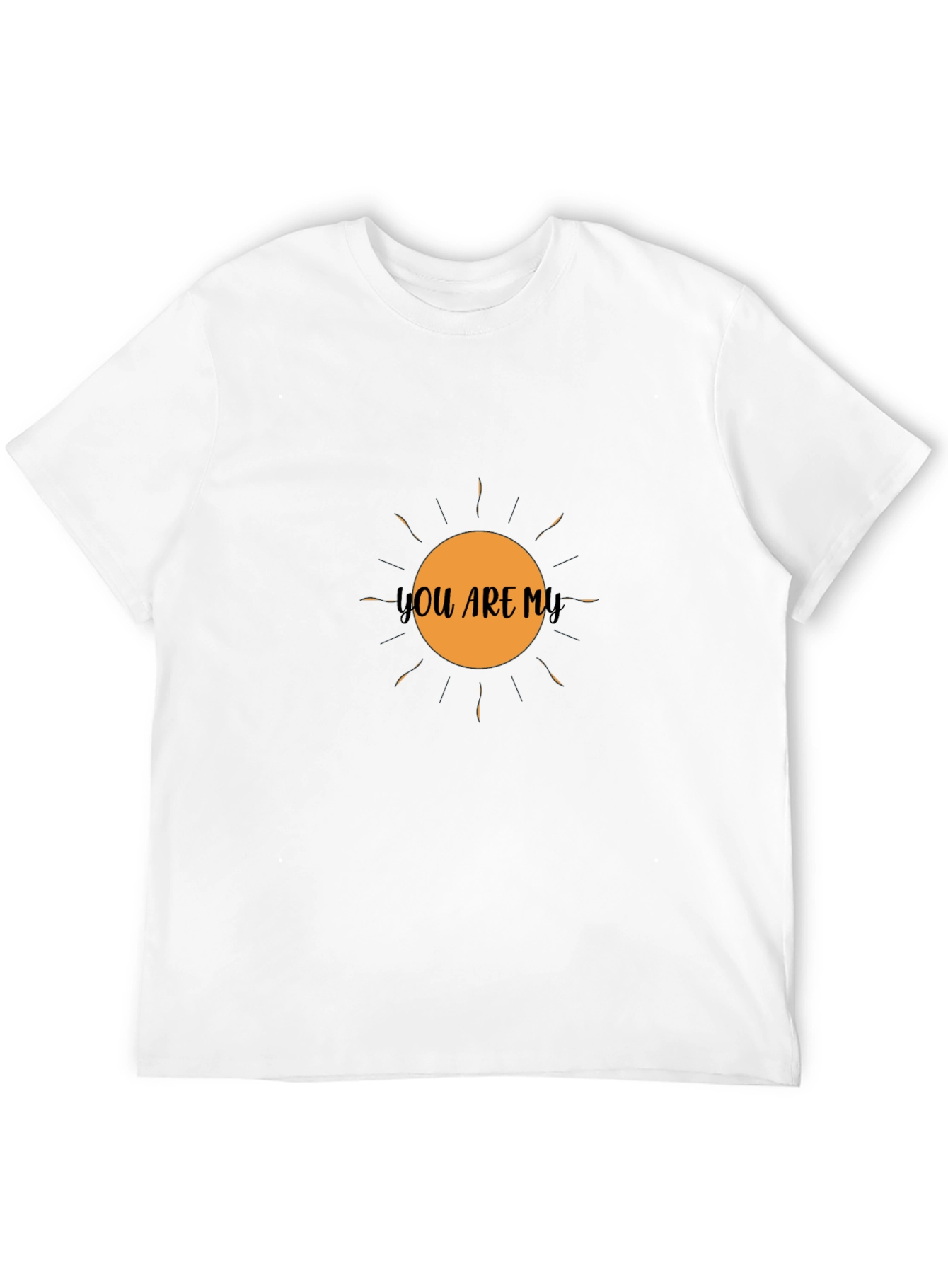 Black You are My Sunshine Black Graphic Tee view 12