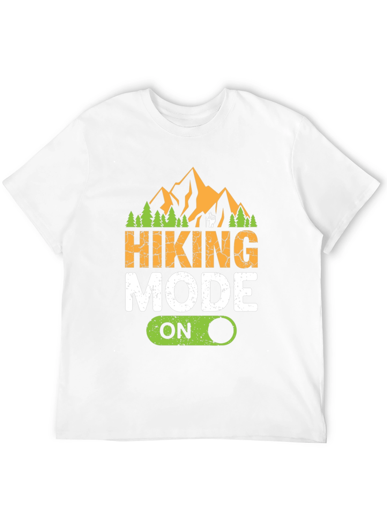 Black Hiking Mode On Graphic Tee - Adventure Ready! view 12