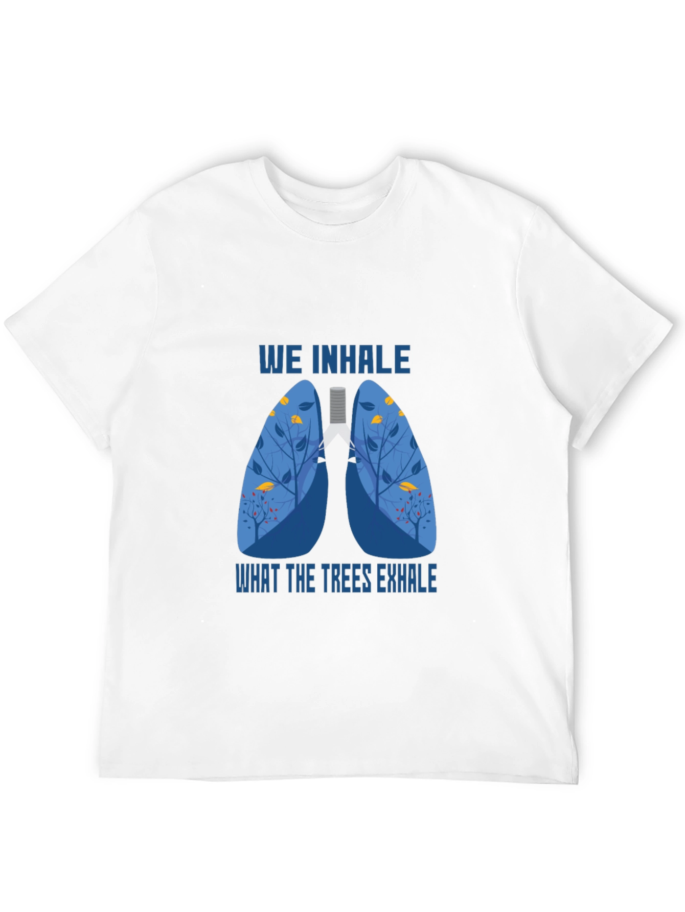 Black Nature Lungs Graphic Tee - We Inhale What Trees Exhale view 12