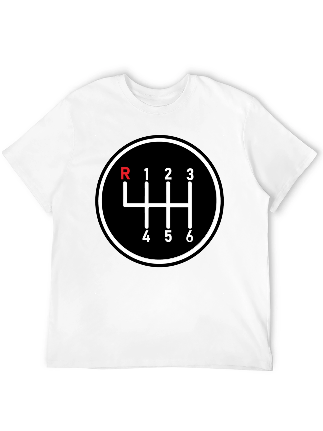 Black Manual Transmission 6-Speed T-Shirt view 12