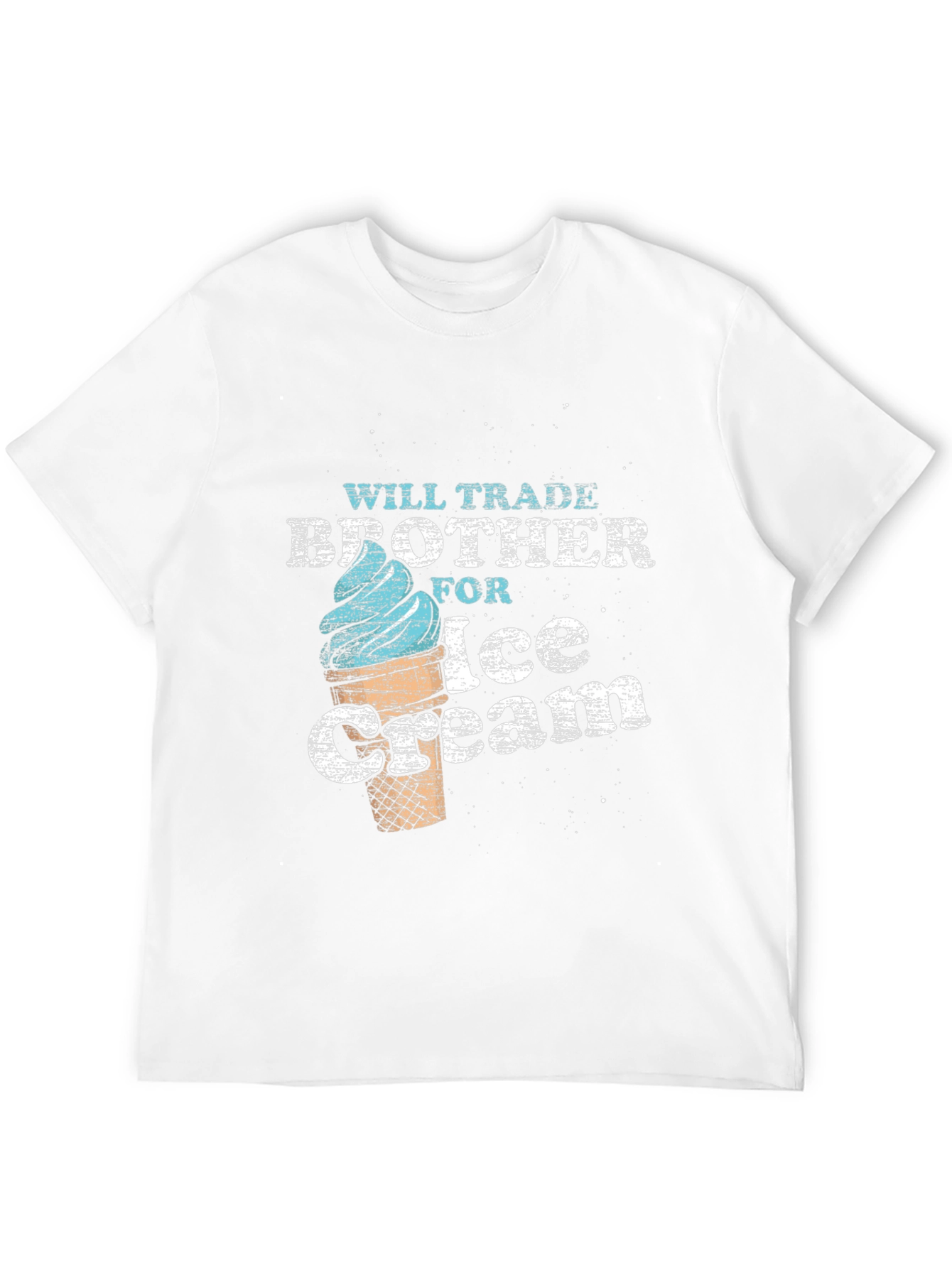 Black Will Trade Brother For Ice Cream T-Shirt view 12