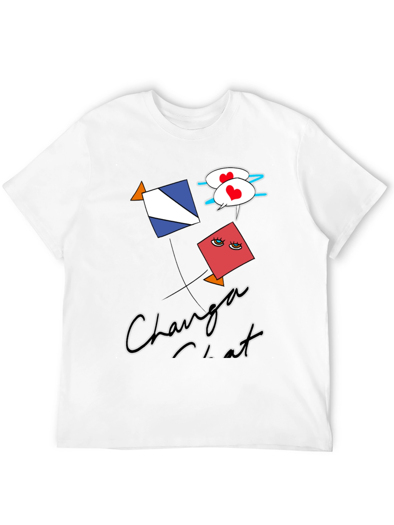Black Changa Chat Kite Graphic Tee view 12