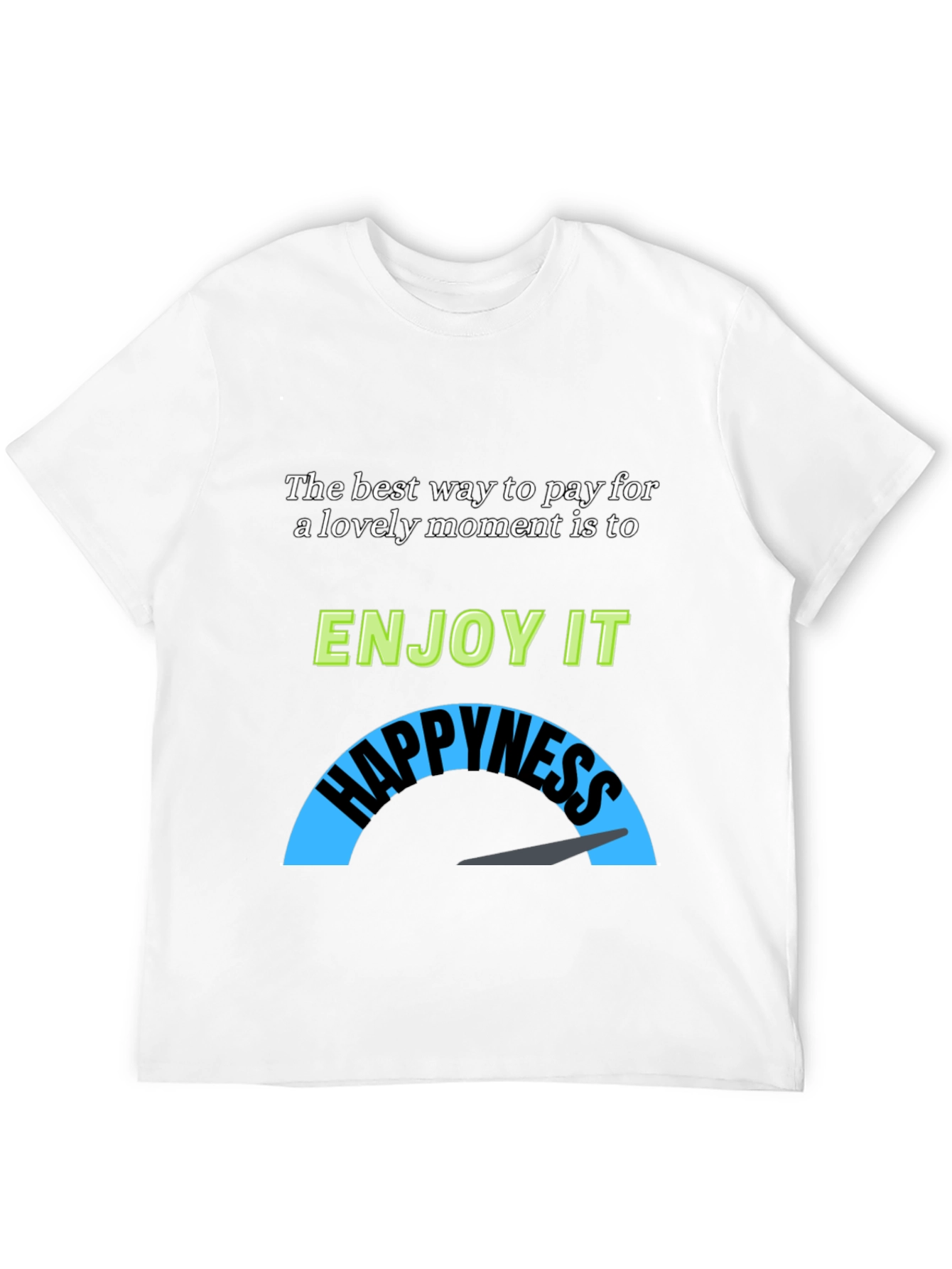 Black Enjoy It T-Shirt view 12