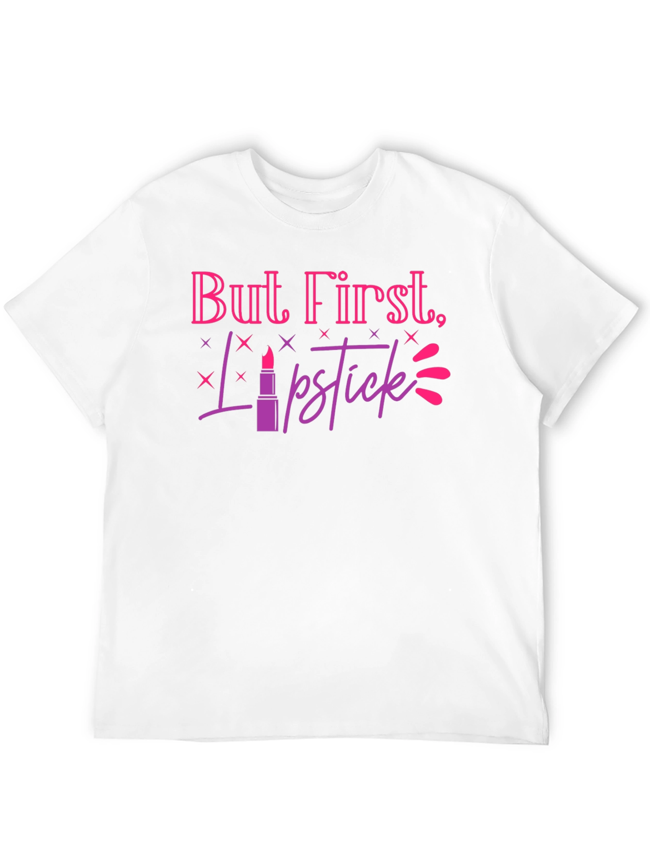 Black But First, Lipstick T-Shirt - Stylish Graphic Tee view 12