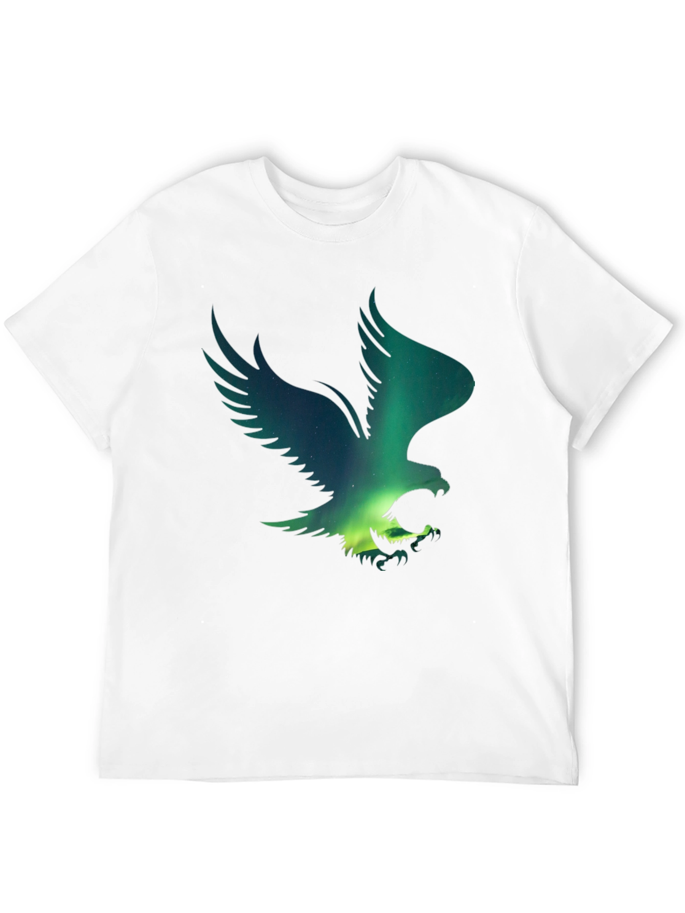Black Eagle Aurora Graphic T-Shirt view 12