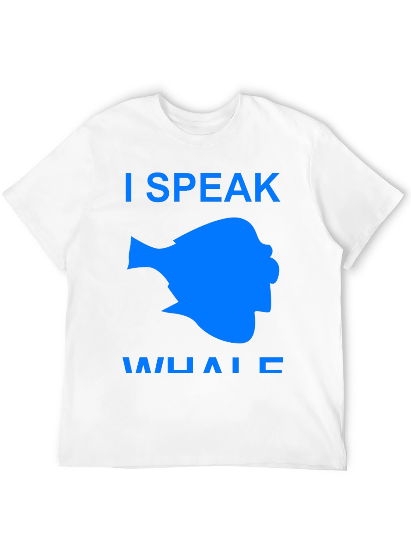 Black I Speak Whale Graphic T-Shirt view 12