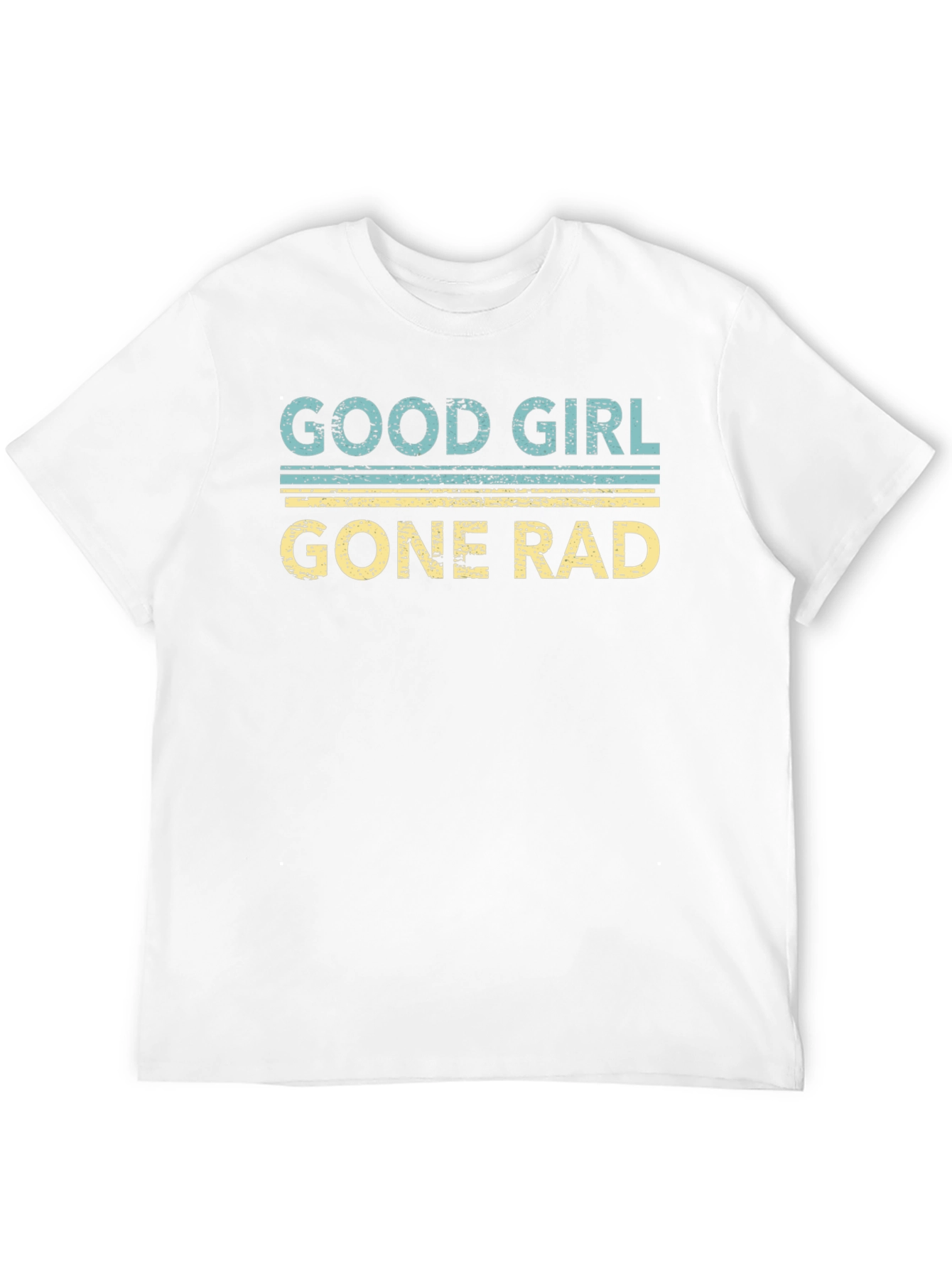 Black Good Girl Gone Rad Black Graphic Tee Shirt view 12