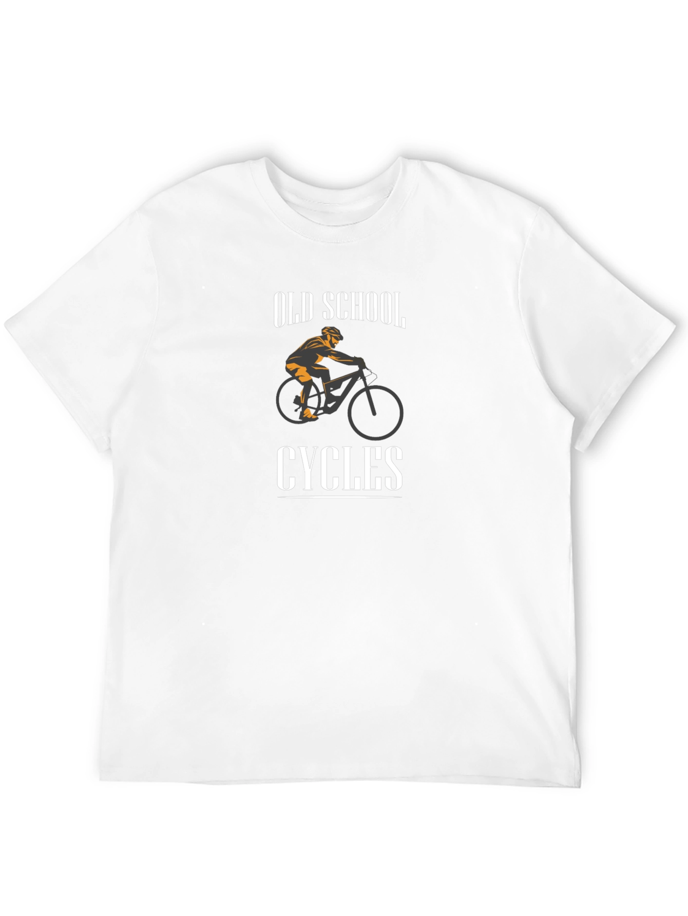 Black Old School Cycles T-Shirt view 12