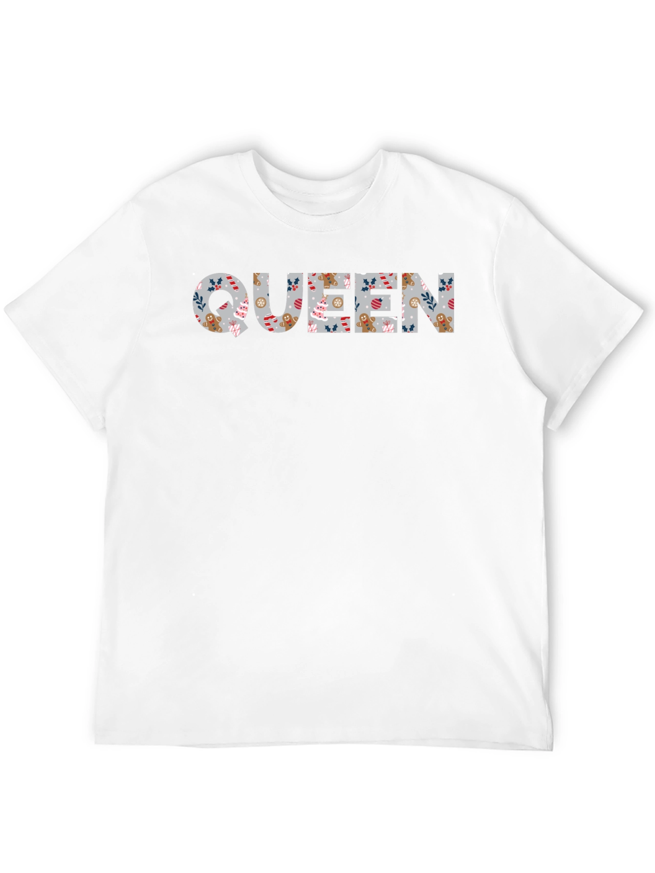 Black Queen Gingerbread Holiday T-Shirt view 12