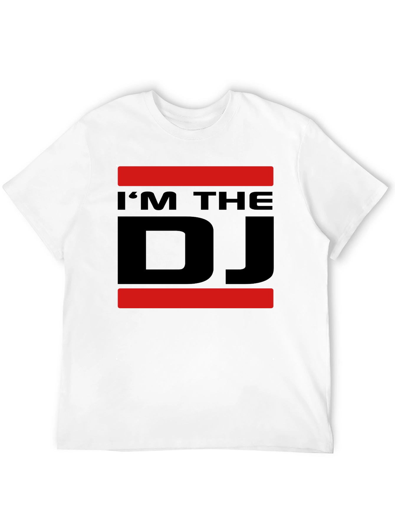 Black I'm The DJ Graphic Tee - Black Cotton Blend view 12