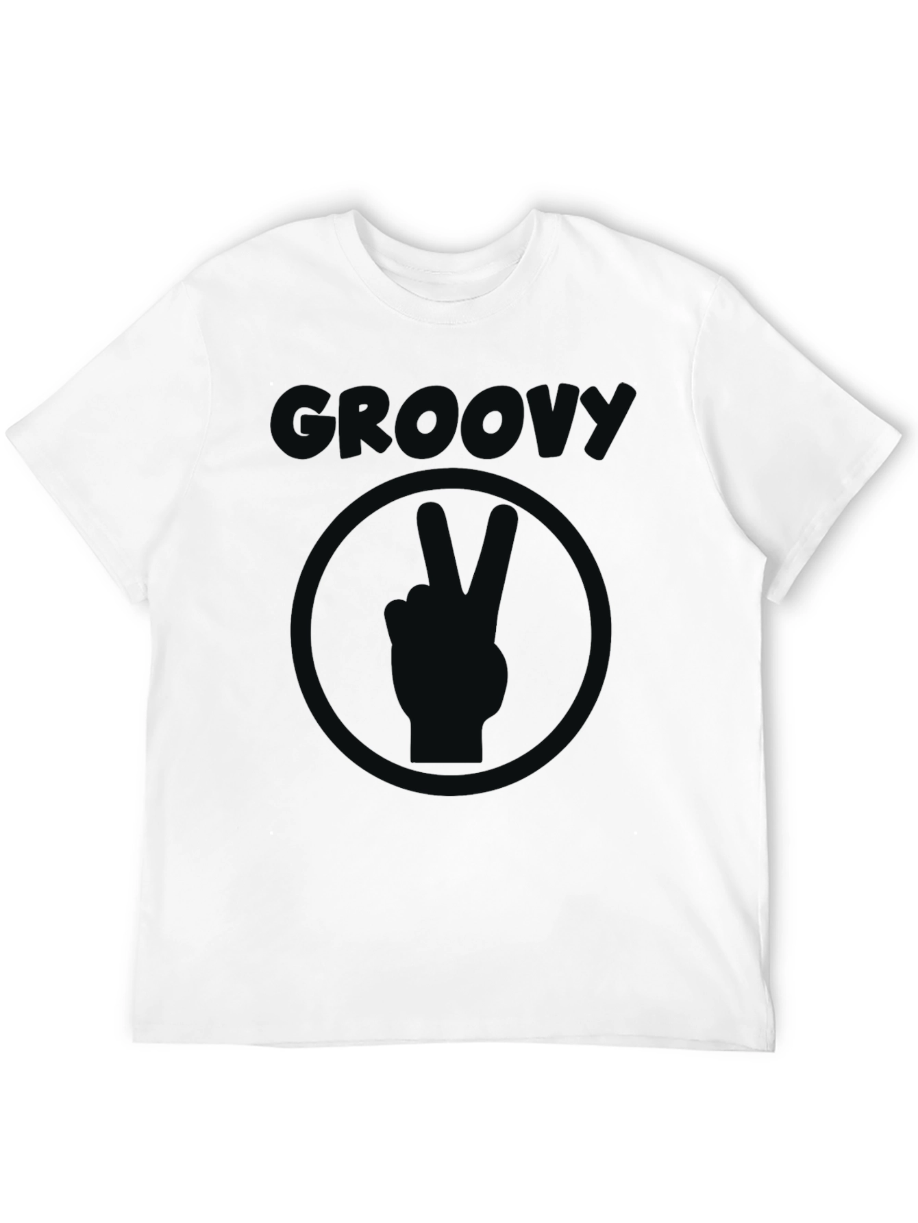 Black Groovy Graphic Tee - Black T-Shirt view 12