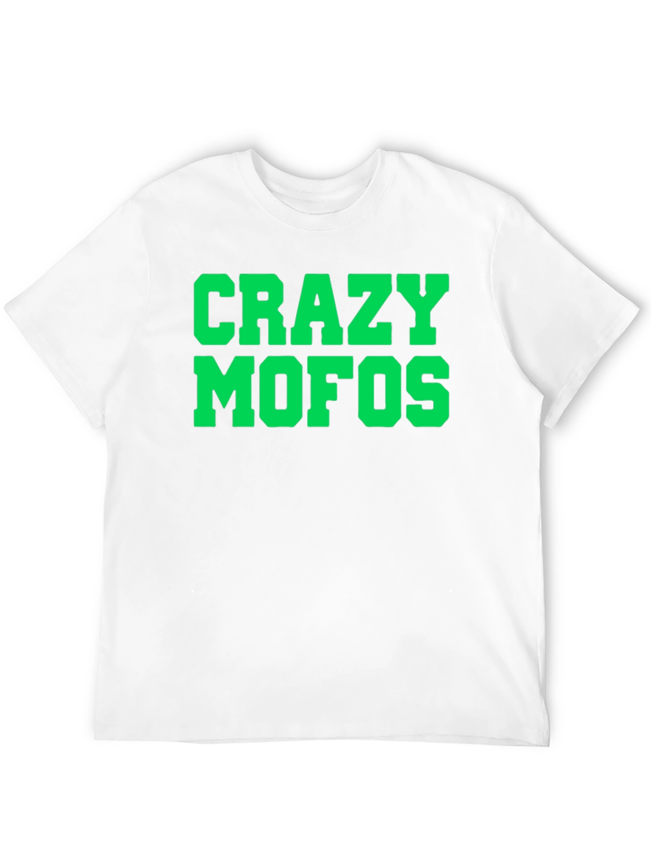 Black Crazy Mofos Graphic Tee - Bold Statement T-Shirt view 12