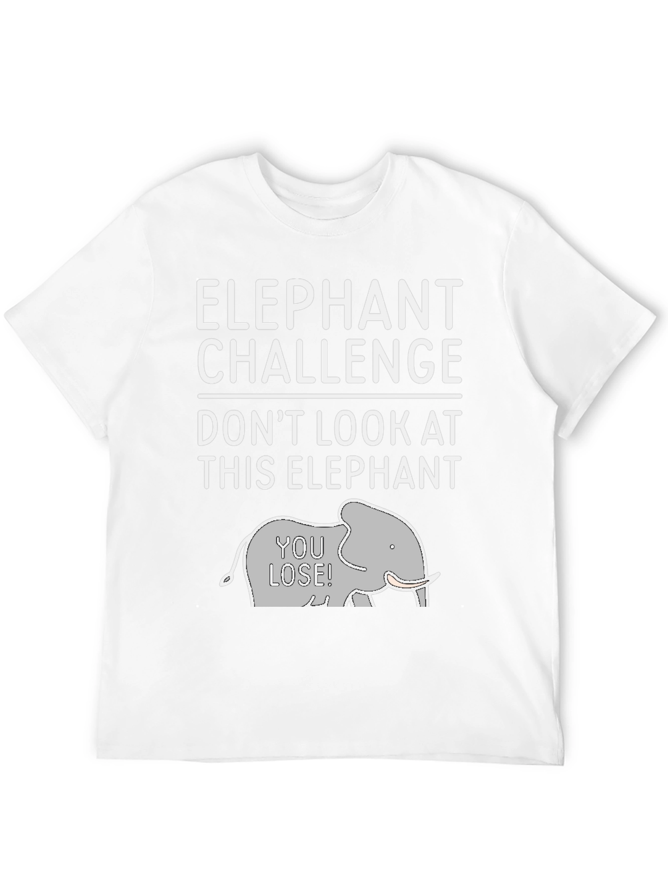 Black Elephant Challenge Graphic Tee - Don't Look! view 12
