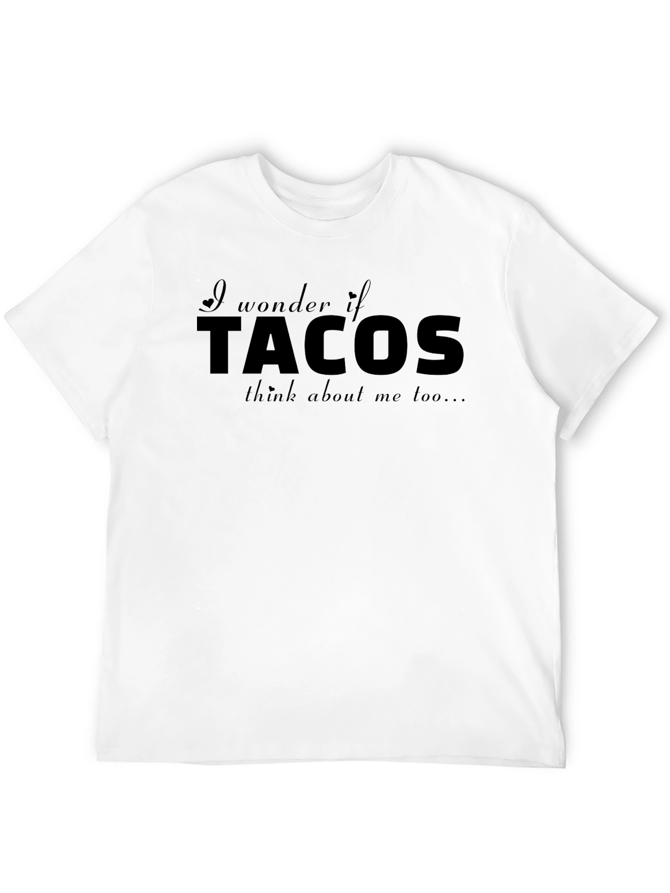 Black Tacos on my Mind T-Shirt - Black view 12