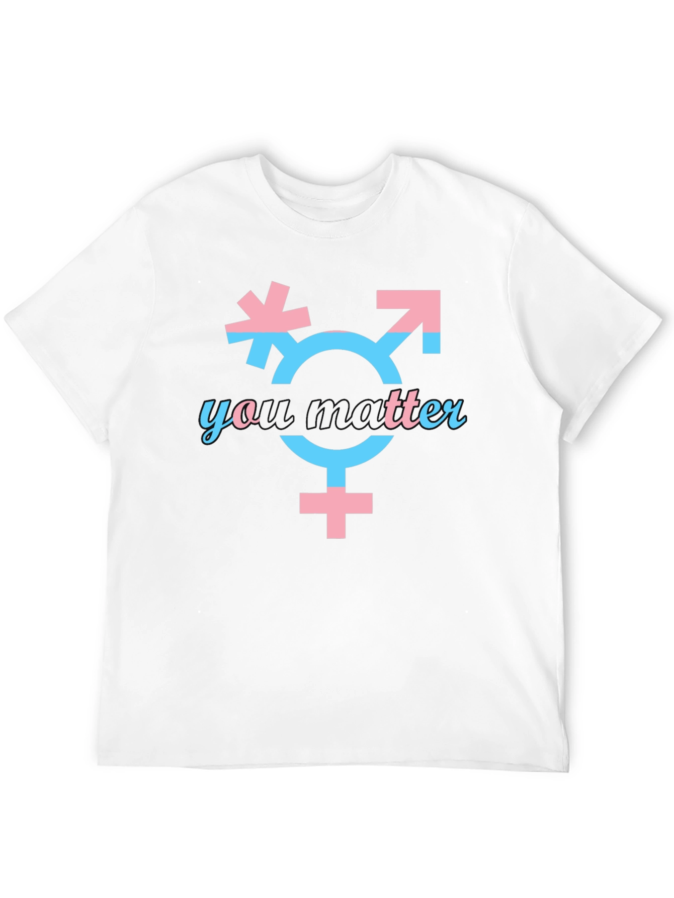 Black Transgender Pride T-Shirt - You Matter view 12