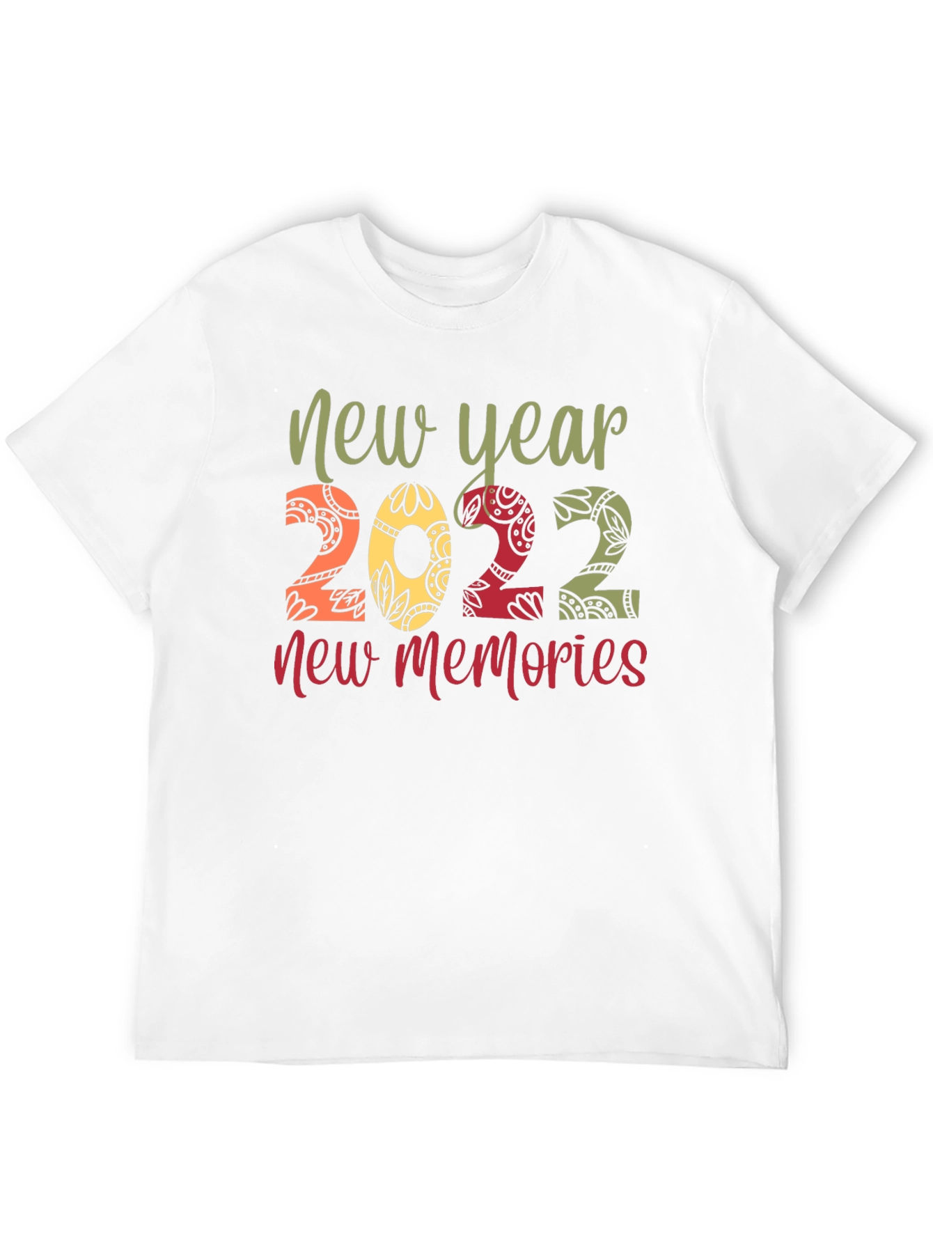 Black New Year 2022 Memories Graphic Tee view 12