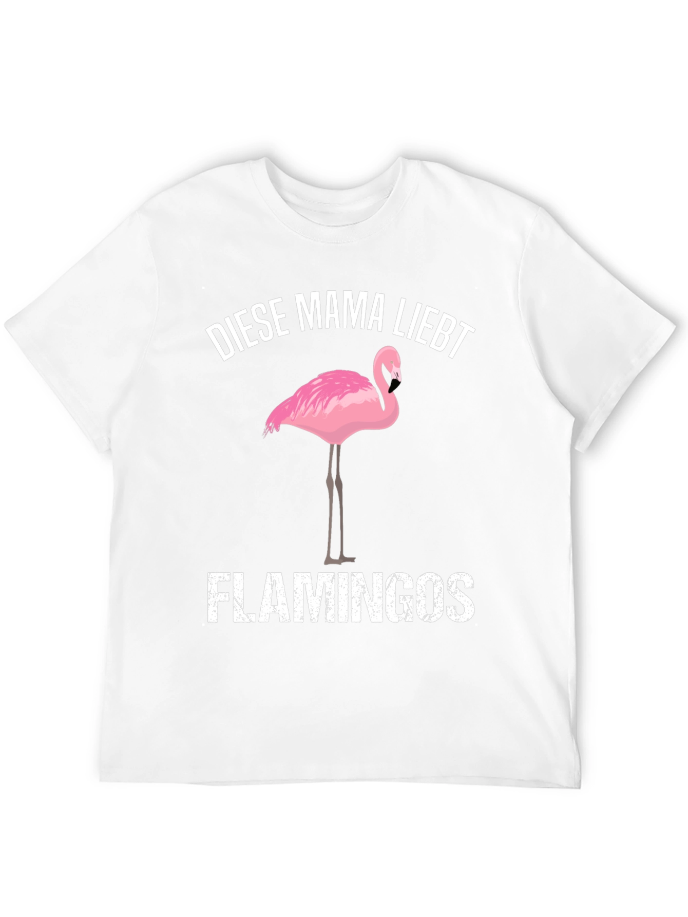 Black Mama Loves Flamingos Graphic T-Shirt view 12