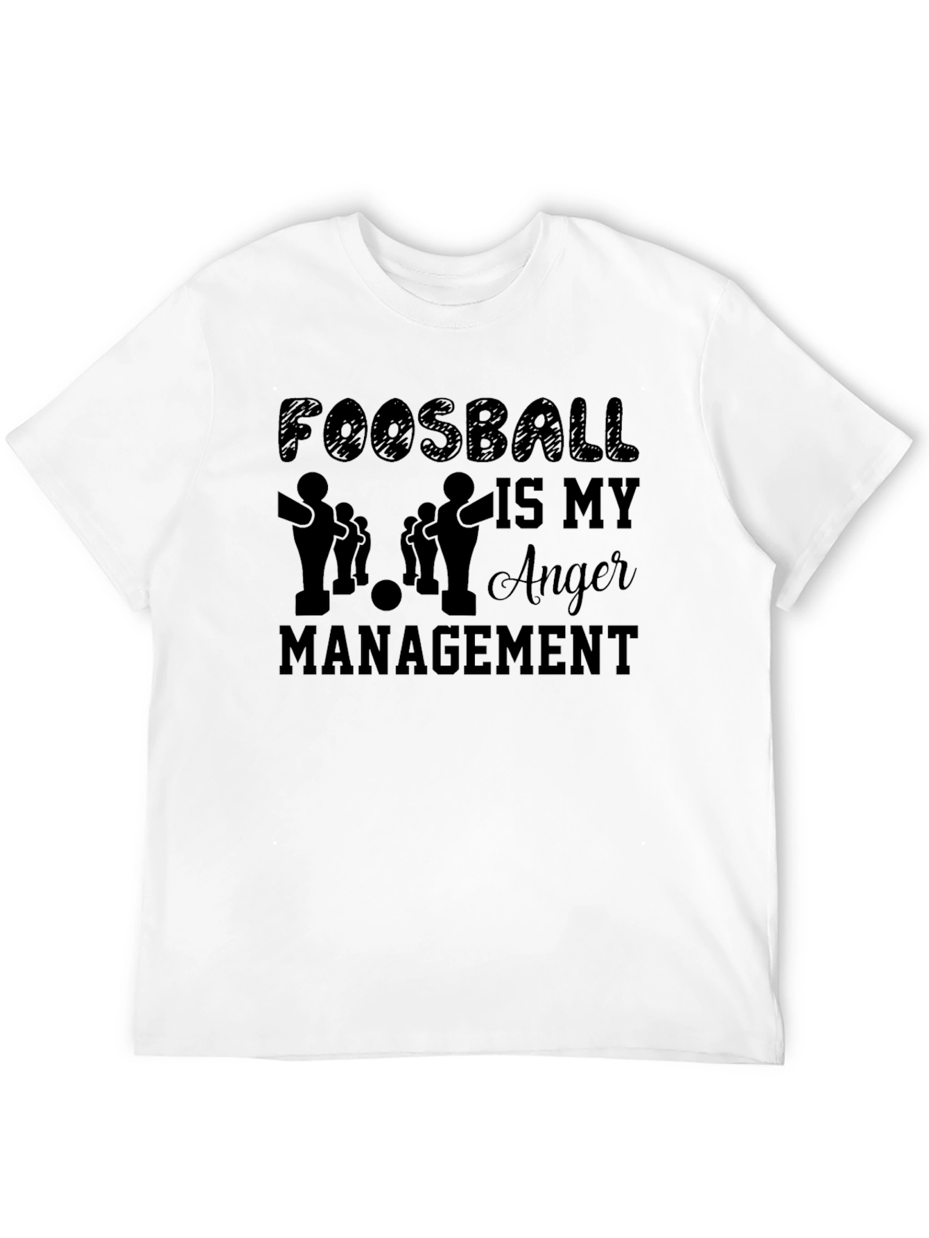 Black Foosball Is My Anger Management T-Shirt view 12