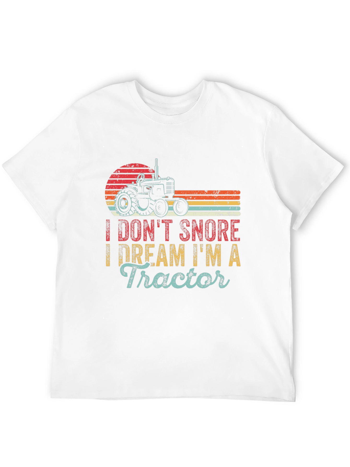 Black I Don't Snore I Dream I'm A Tractor Graphic Tee view 12