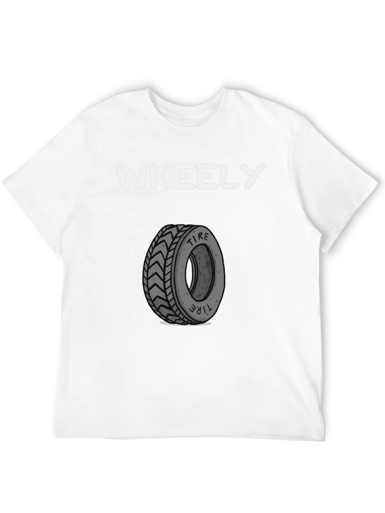 Wheely Tire T-Shirt -  Cool Graphic Tee - 12