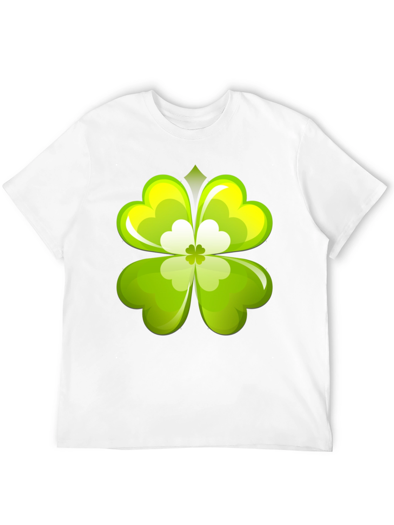 Black Lucky Clover Graphic Tee - Black view 12