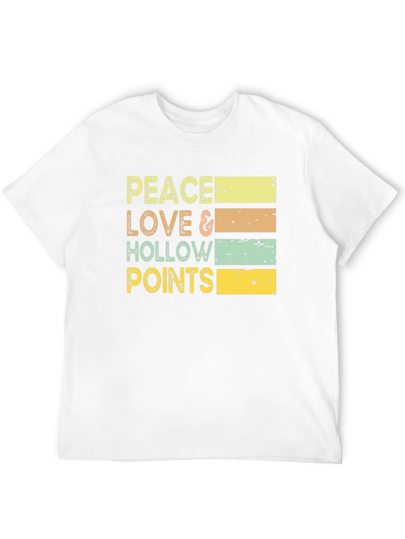 Black Peace Love Hollow Points Graphic Tee view 12