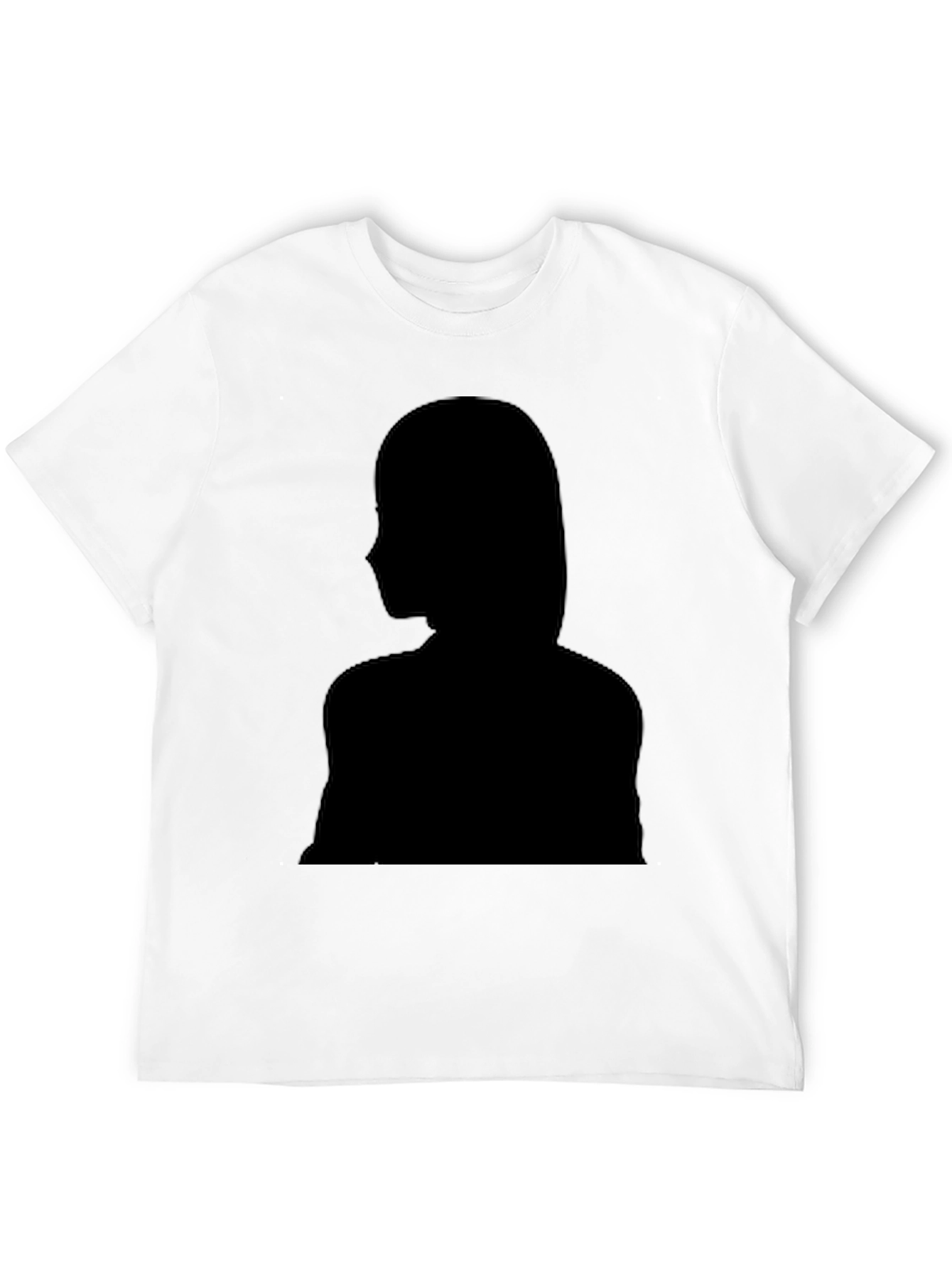 Black Silhouette Graphic T-Shirt - Stylish Black Tee view 12