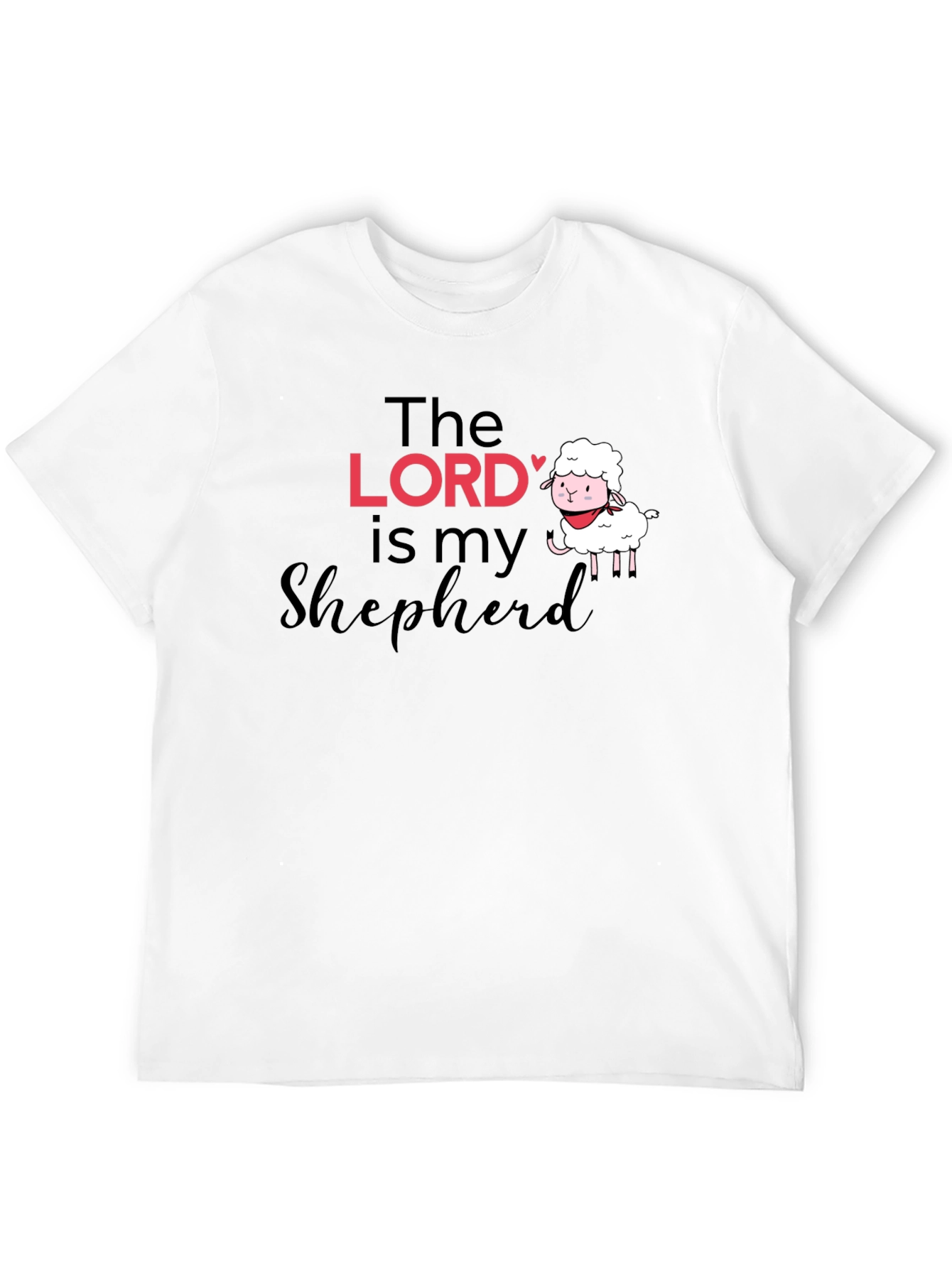 Black The Lord is My Shepherd T-Shirt view 12
