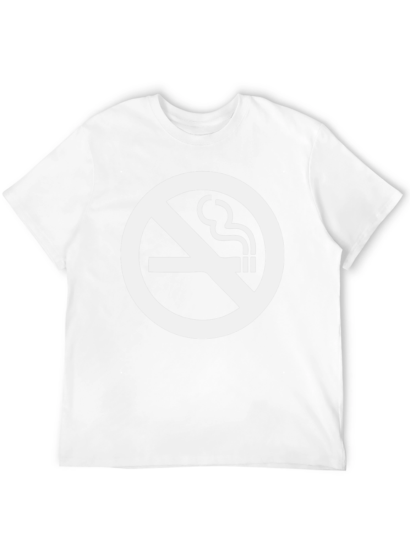 Black No Smoking Graphic Tee - Classic Black T-Shirt view 12
