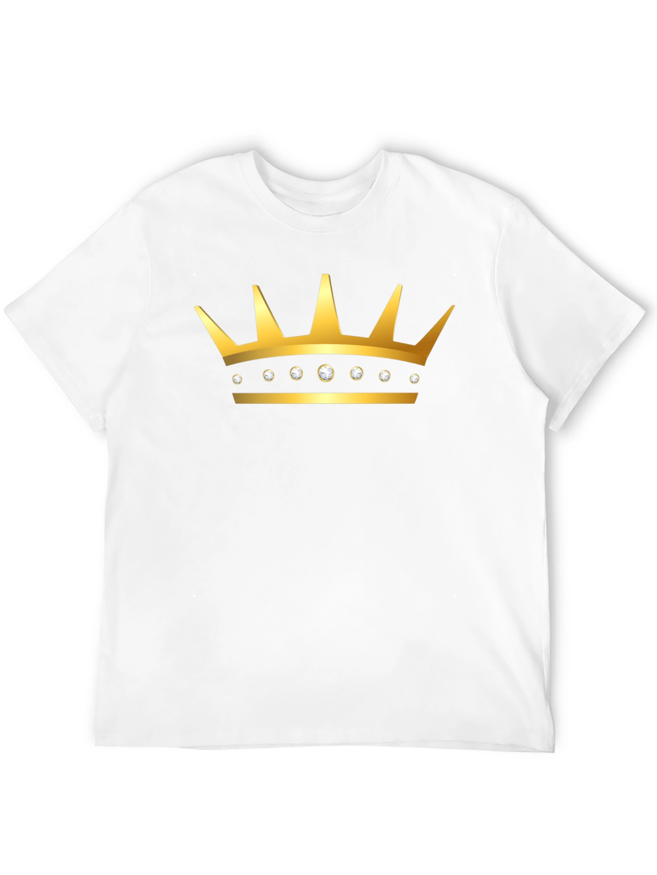Black Gold Crown Graphic T-Shirt - Stylish Men's Tee view 12