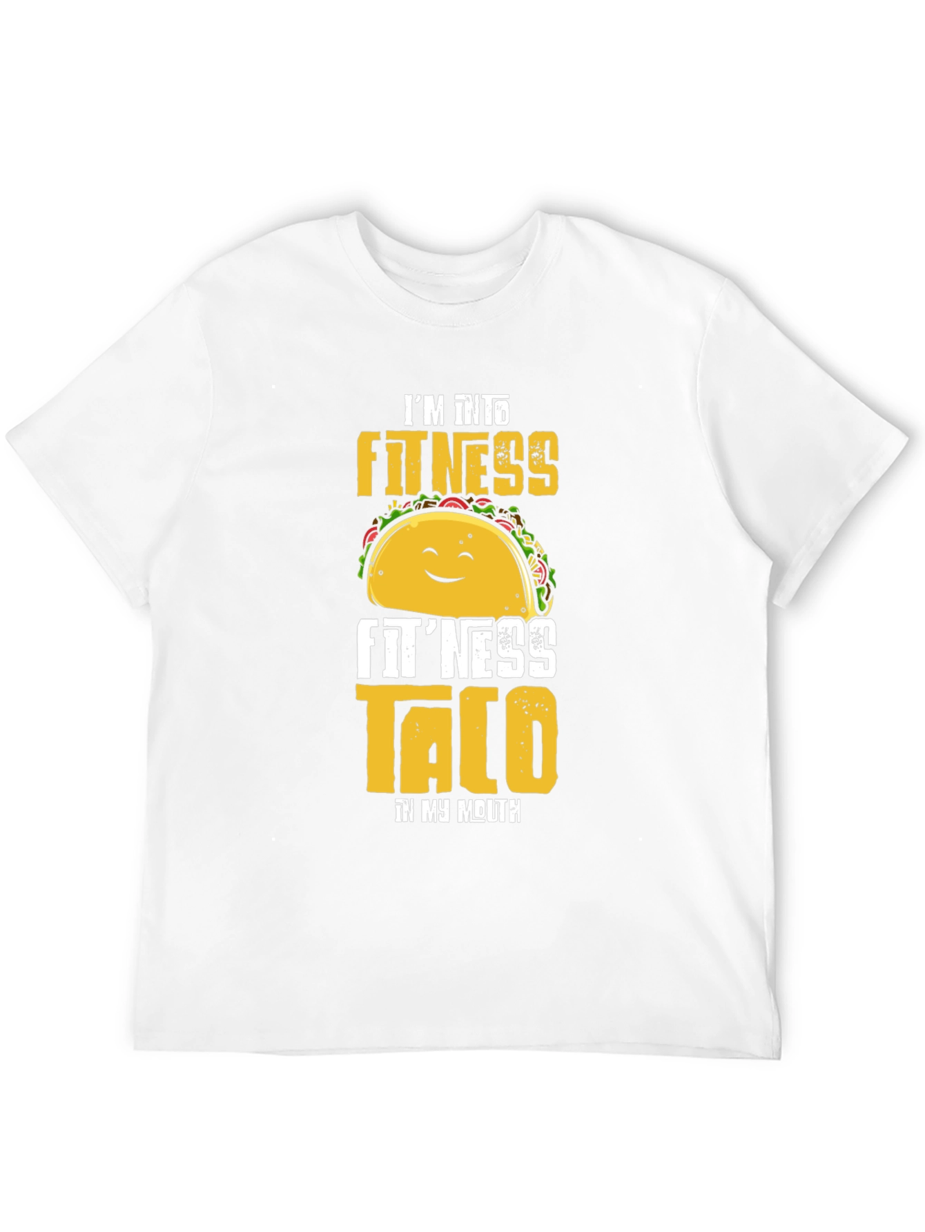Black Funny Fitness Taco T-Shirt view 12