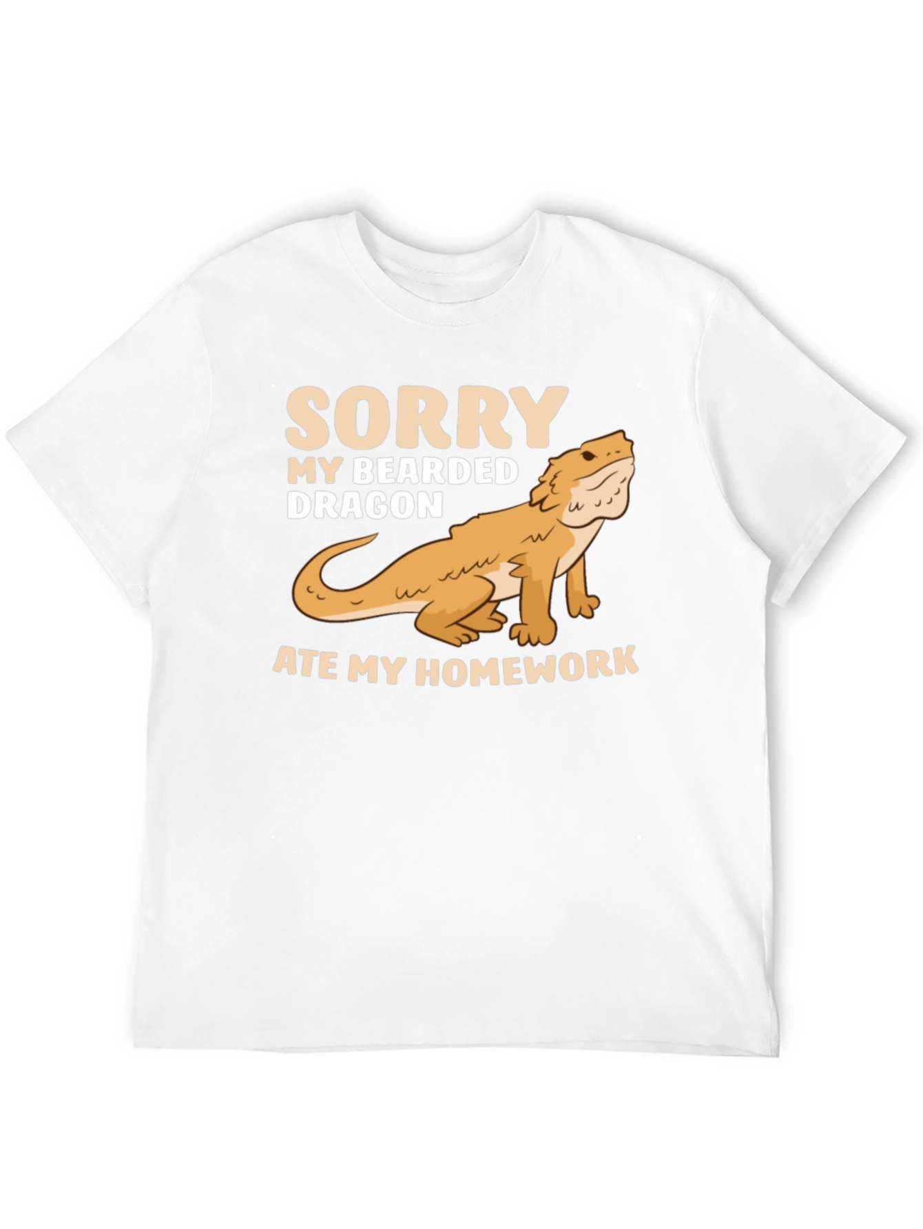 Black Bearded Dragon Ate My Homework Black T-Shirt view 12
