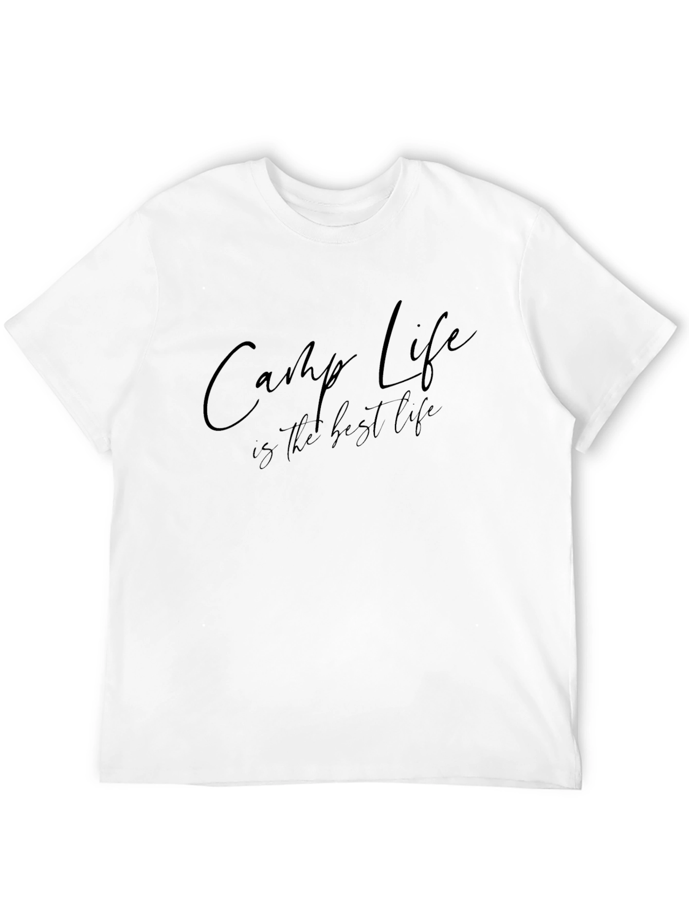 Black Camp Life T-Shirt - Best Life Camping Tee view 12