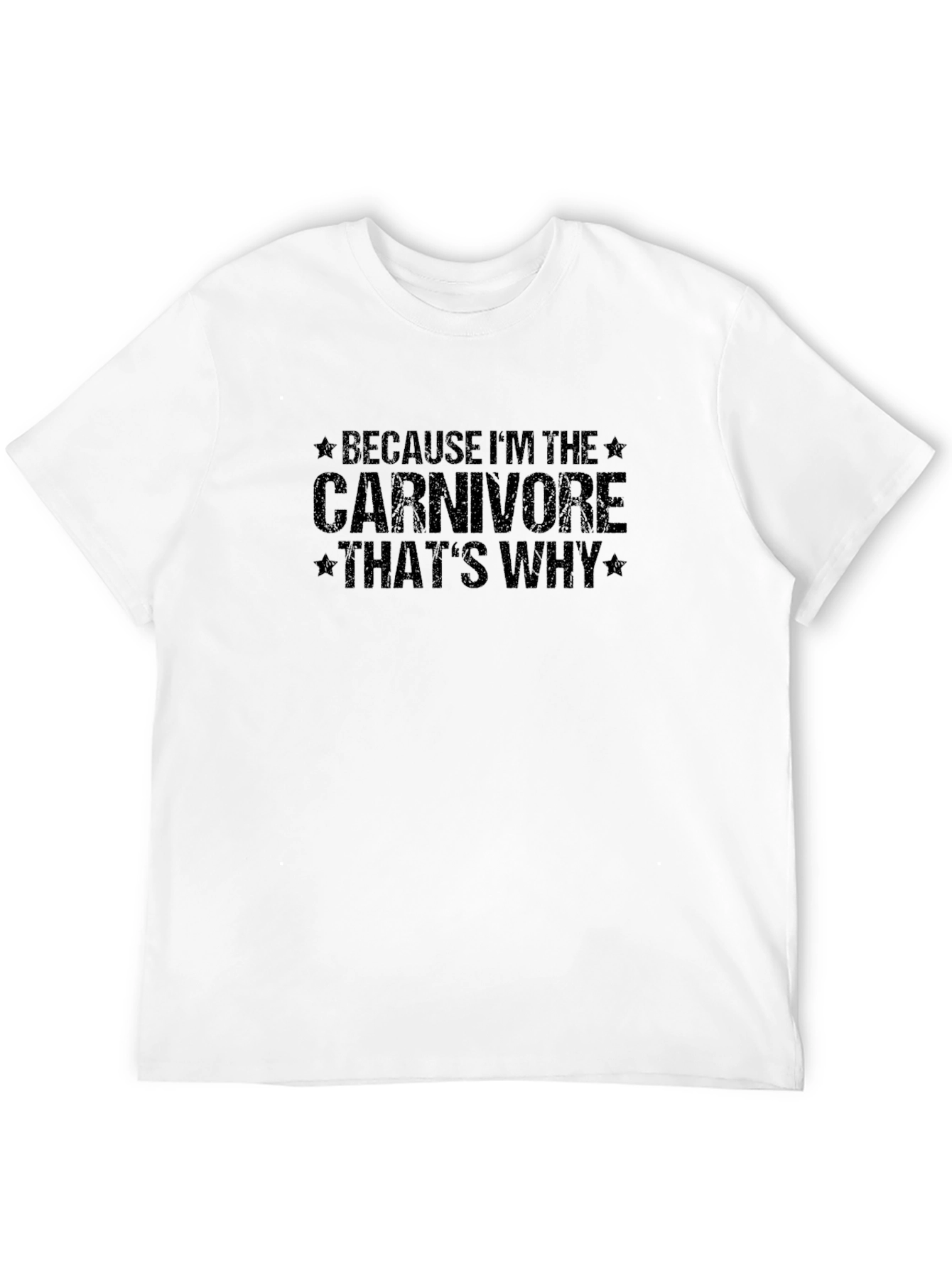 Black Carnivore Graphic Tee - Men's Black T-Shirt view 12
