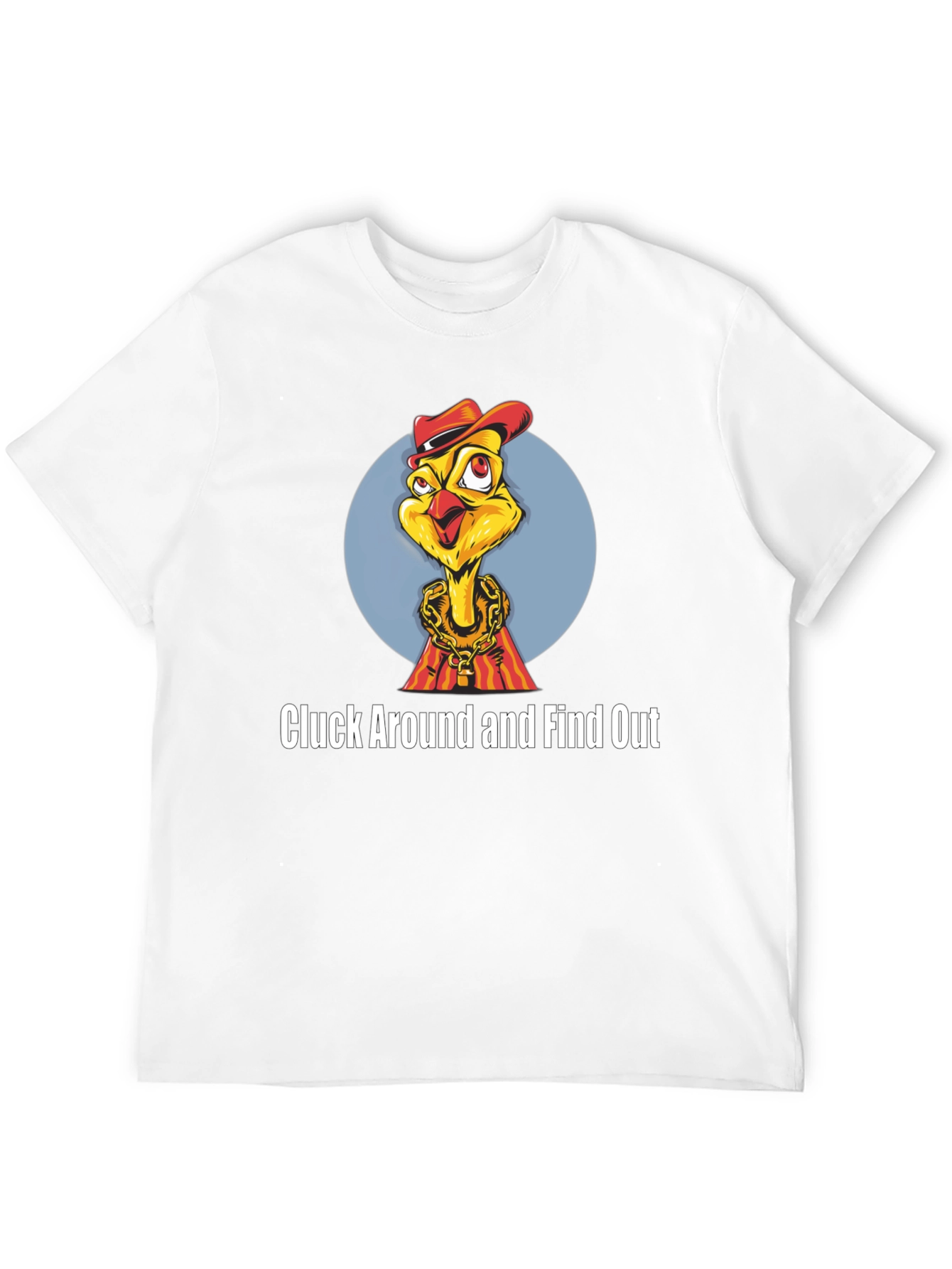 Black Cluck Around Chicken T-Shirt view 12