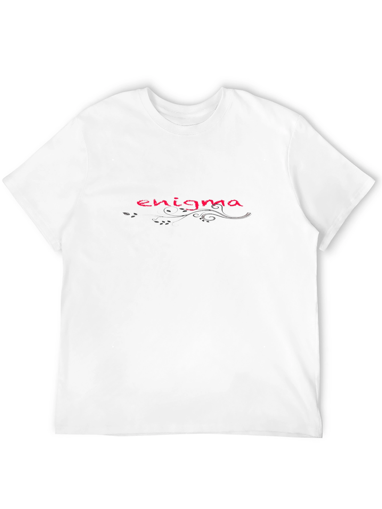 Black Enigma Graphic Black T-Shirt view 12