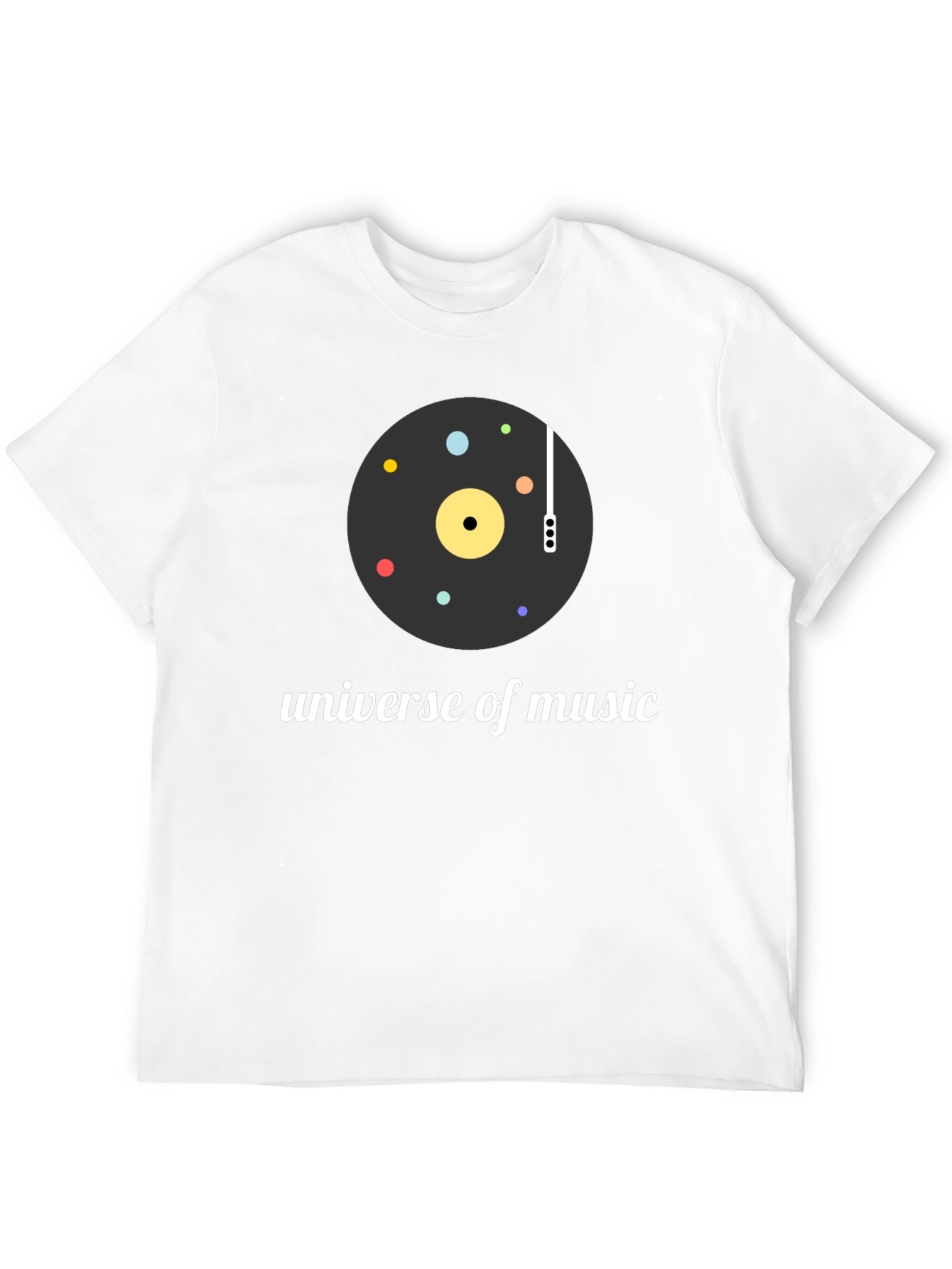 Universe of Music Black Graphic Tee - 12